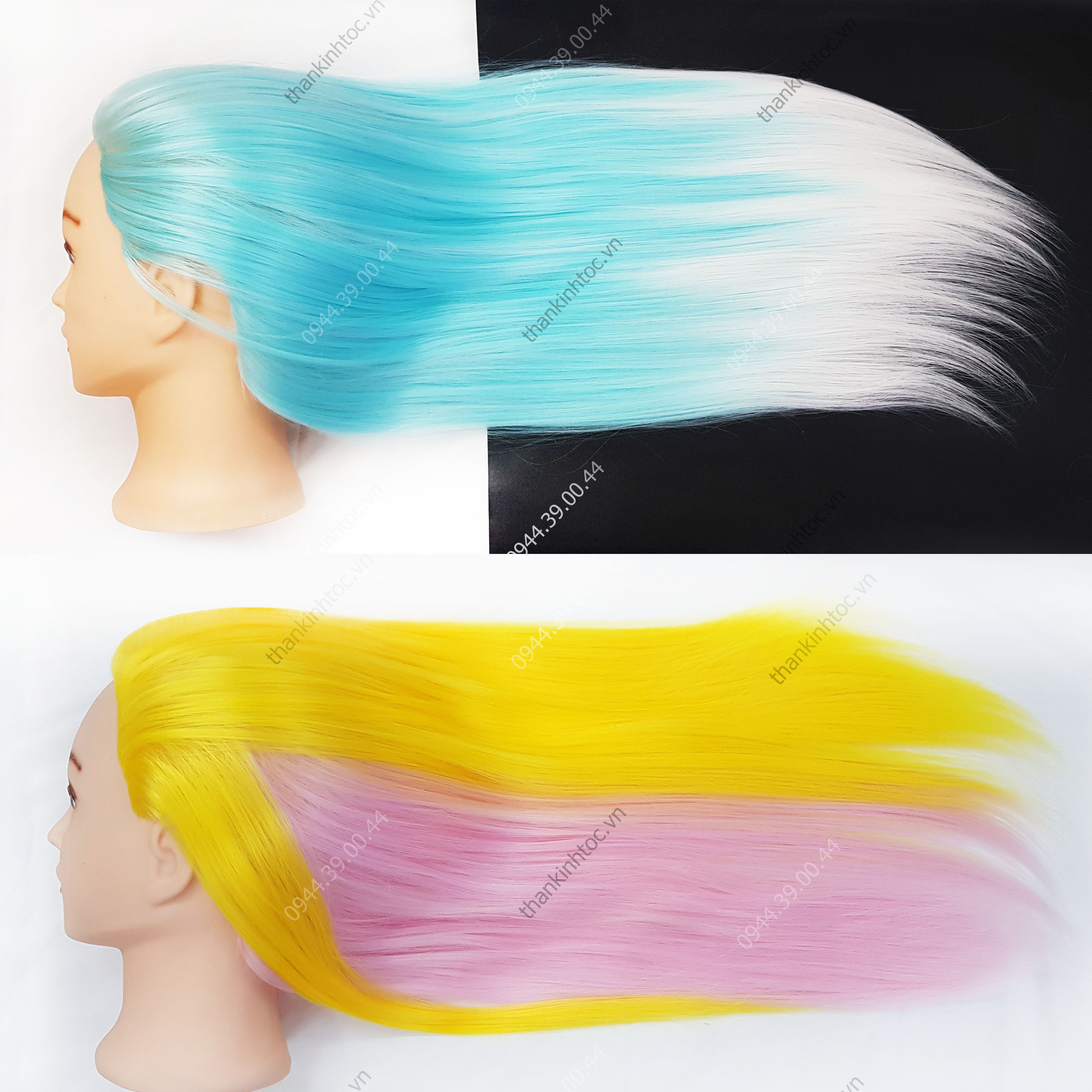 Đầu Ken Màu Ombre Tập Cắt & Tết Tóc Chuyện Nghiệp