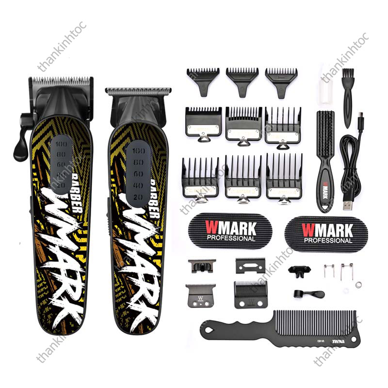 Combo WMARK NG-8631KIT Chính Hãng | Tông đơ cắt + Tông viền