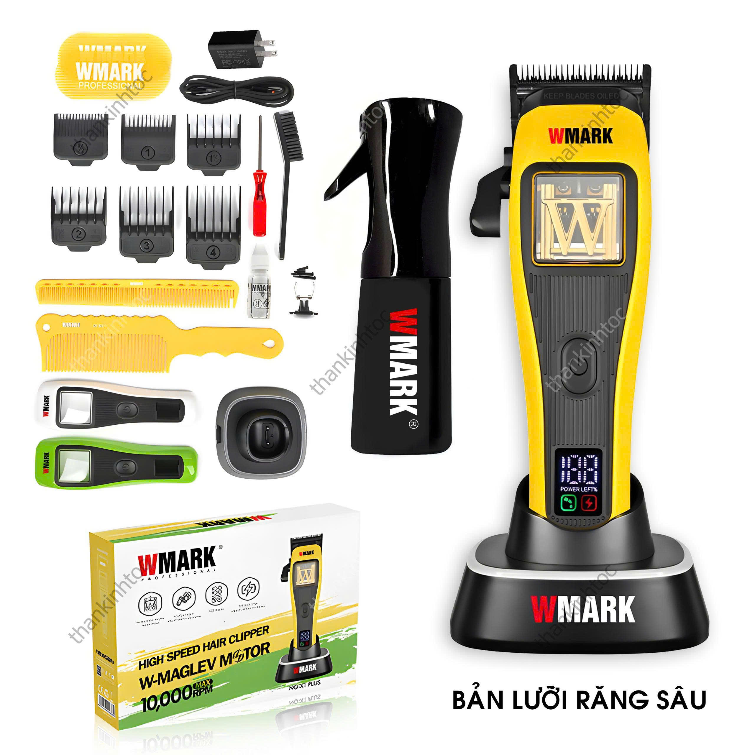 Tông Đơ Pin Từ Tính WMARK NG-X1 PLUS Chính Hãng