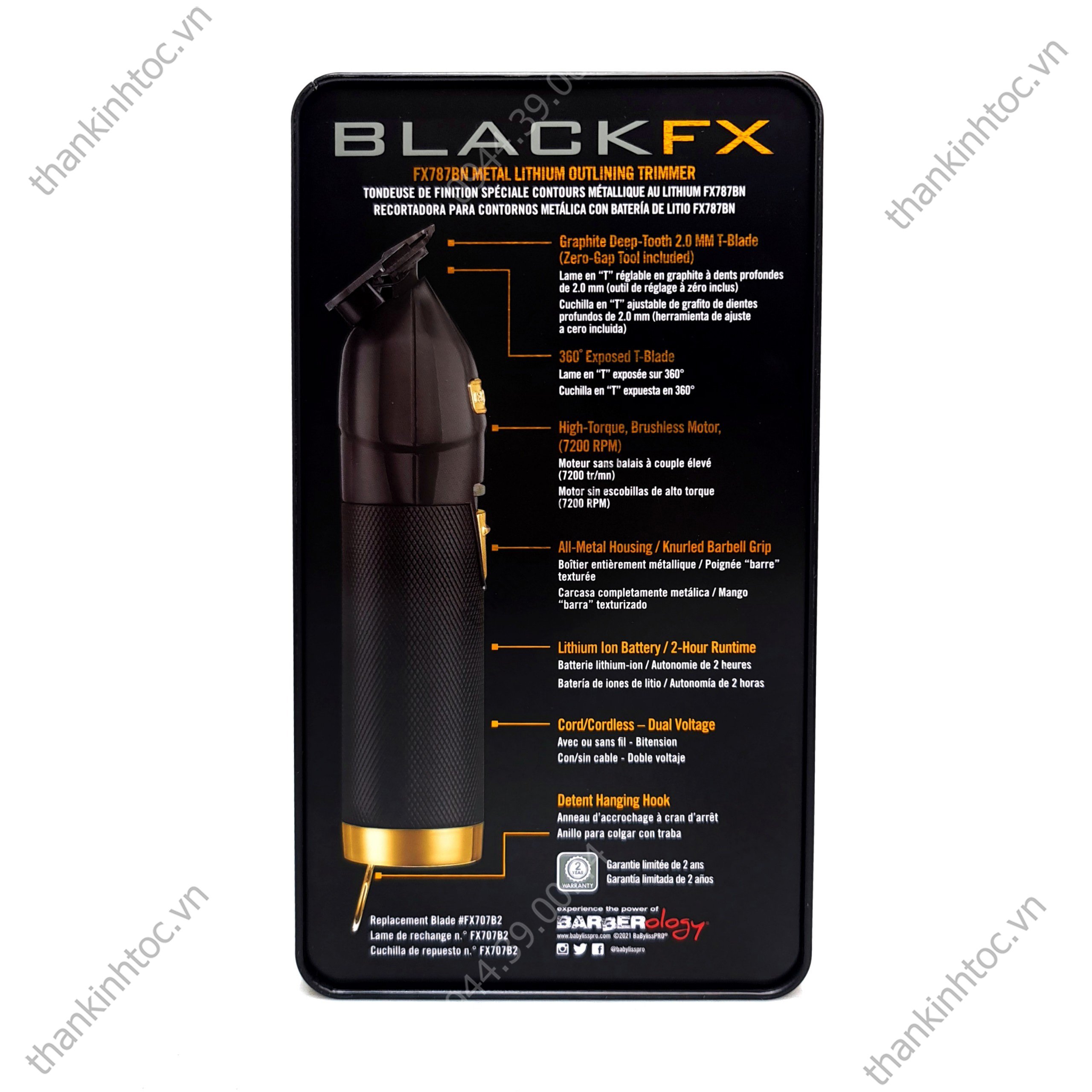 Tông đơ viền BABYLISS GOLD chính hãng USA