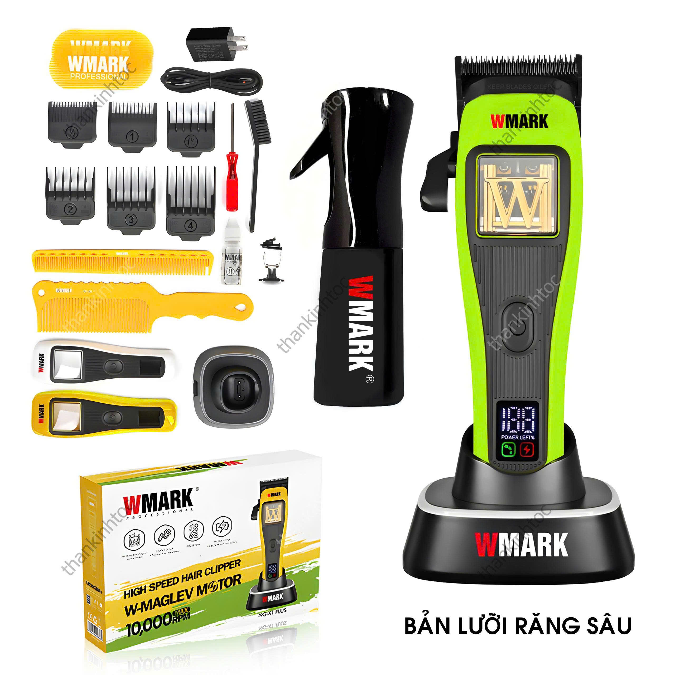 Tông Đơ Pin Từ Tính WMARK NG-X1 PLUS Chính Hãng
