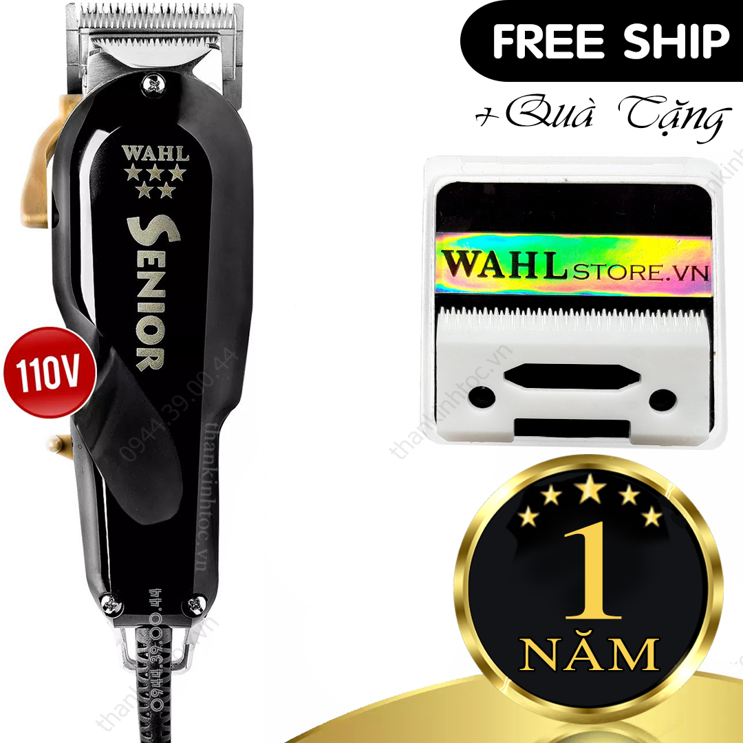 Tông đơ điện lưỡi đơn WAHL Senior Chính hãng USA Bản nội địa 110V