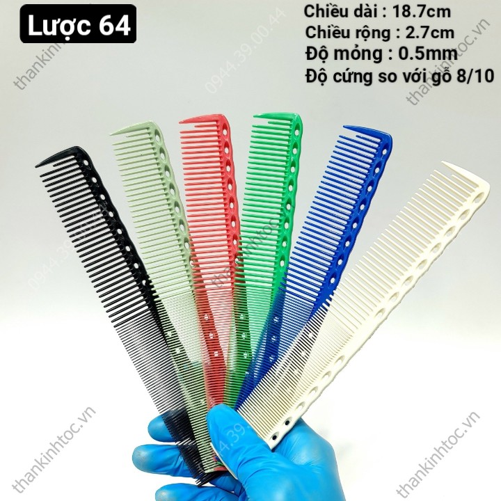 Lược 64 Size trung | Hai đầu cắt tóc chuyên nghiệp