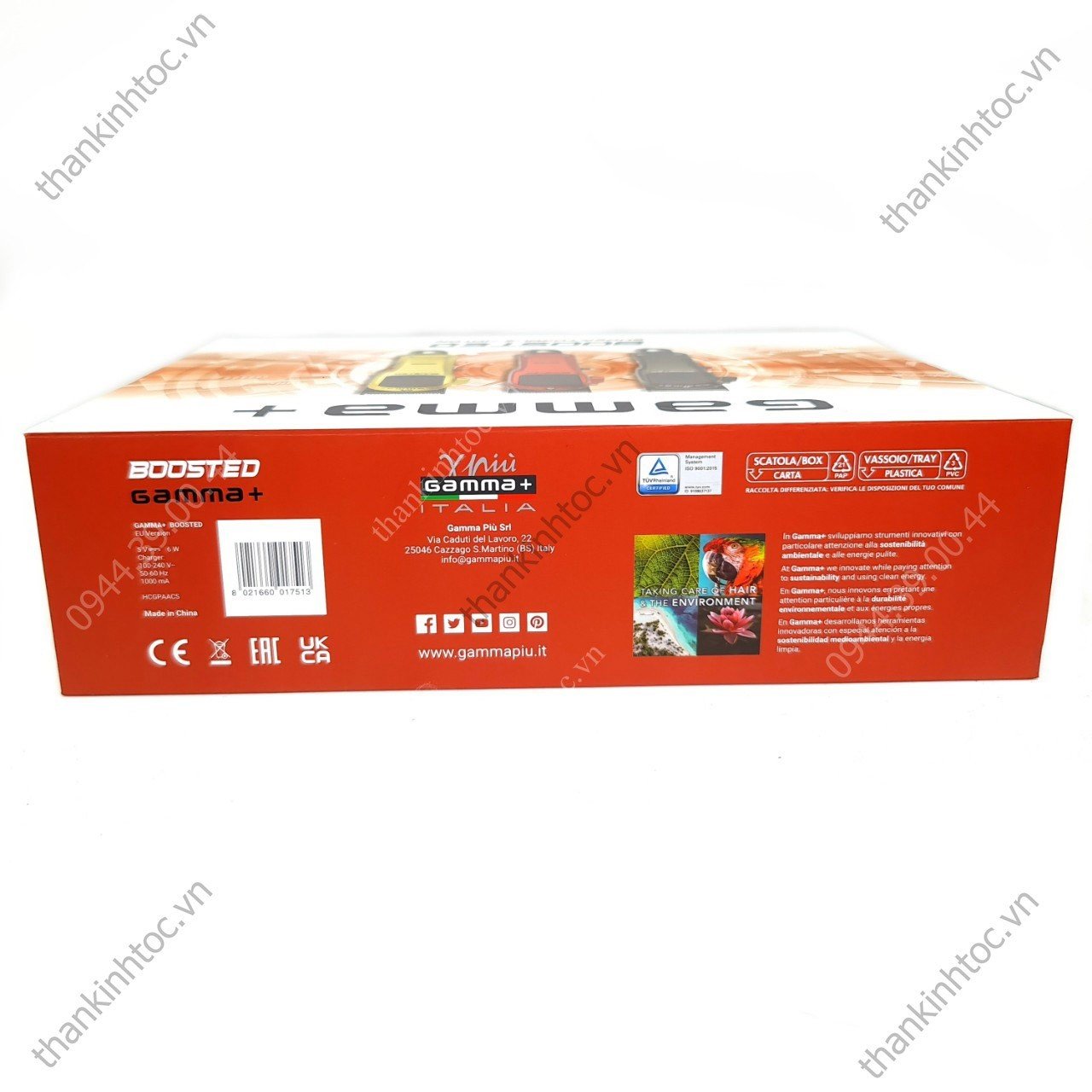 Tông Đơ Pin Gamma+ Boosted Chính Hãng Italia