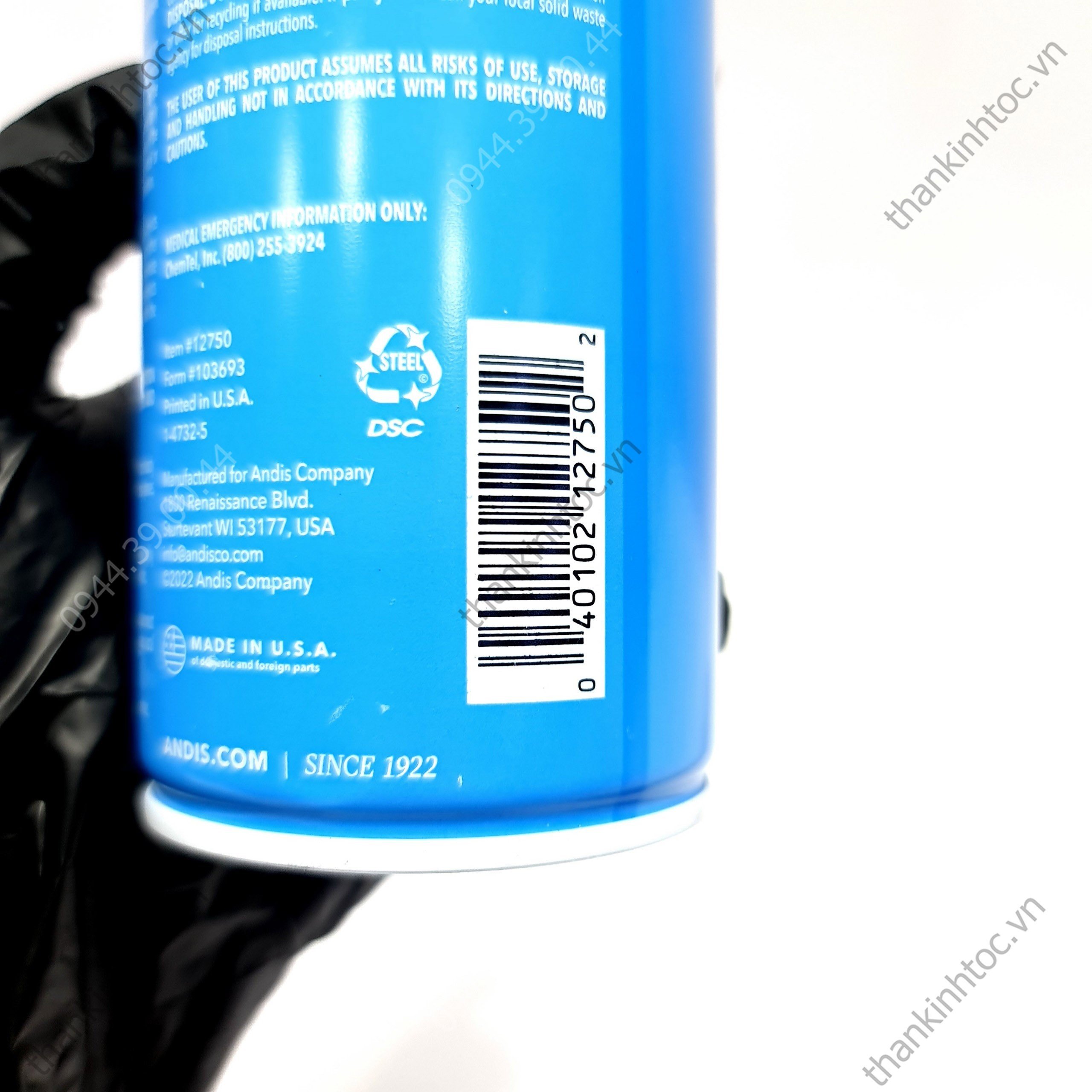 Bình xịt mát lưỡi Andis Cool Care Chính hãng USA