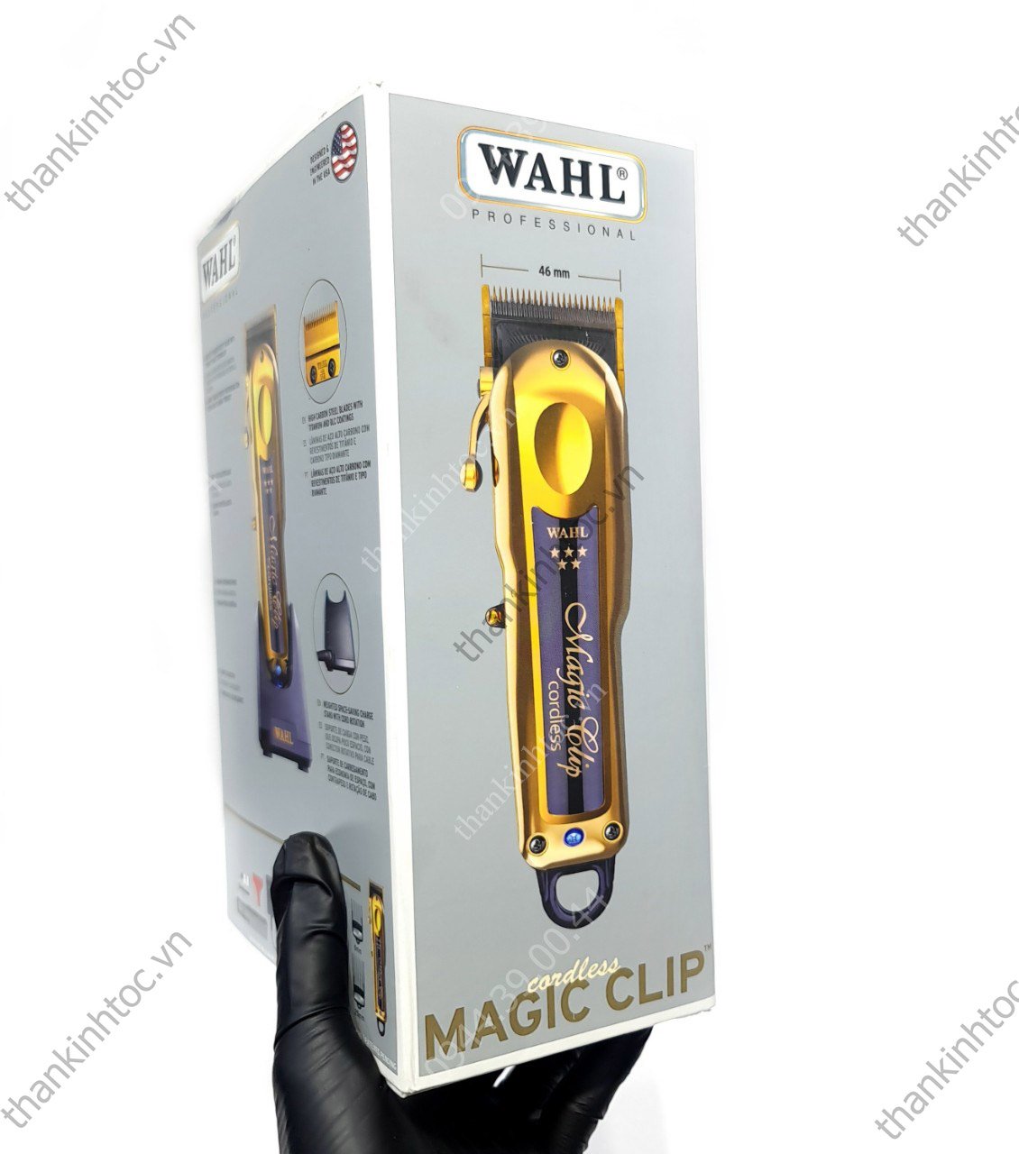 Tông Đơ Pin Lưỡi Kép Wahl Magic Gold Chính Hãng USA