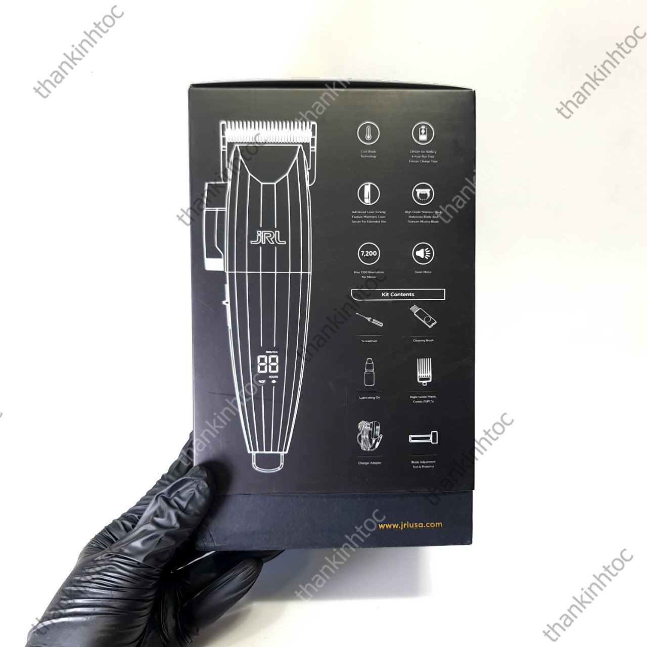 Tông Đơ Pin Lưỡi Đơn JRL Gold chính hãng USA Bản nội địa