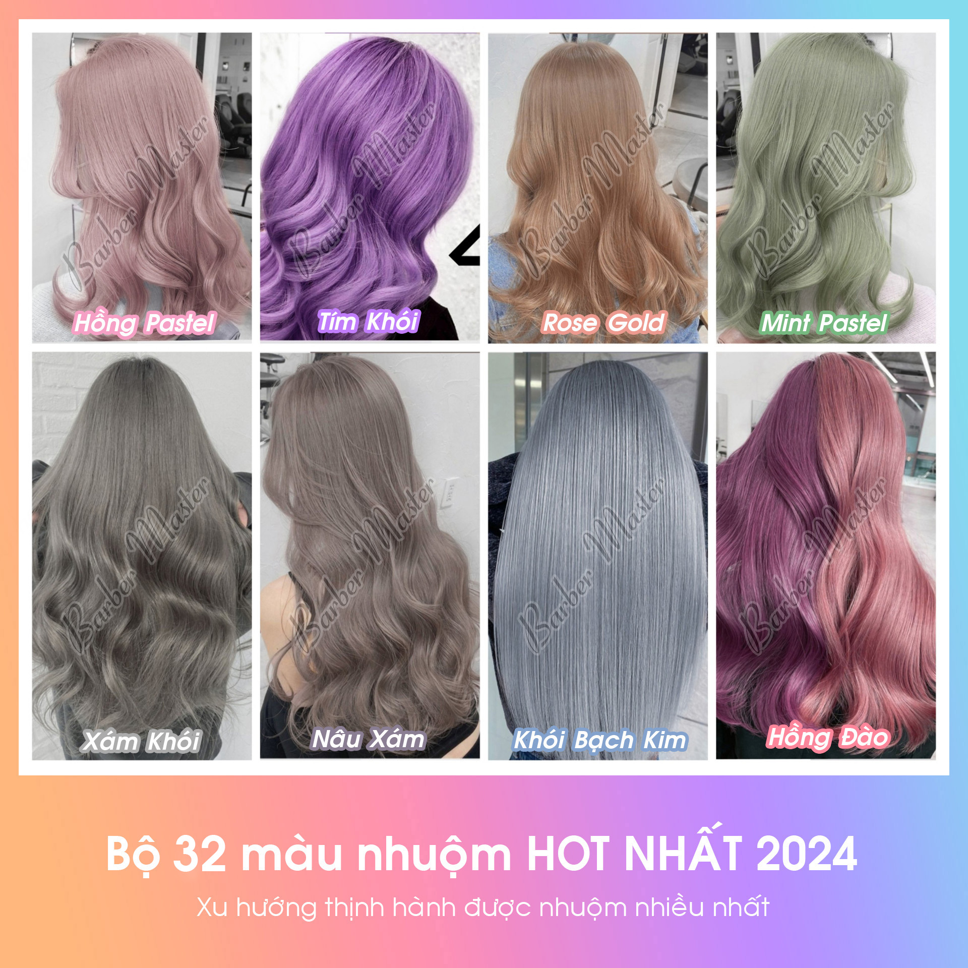Bộ 32 màu nhuộm HOT NHẤT 2024