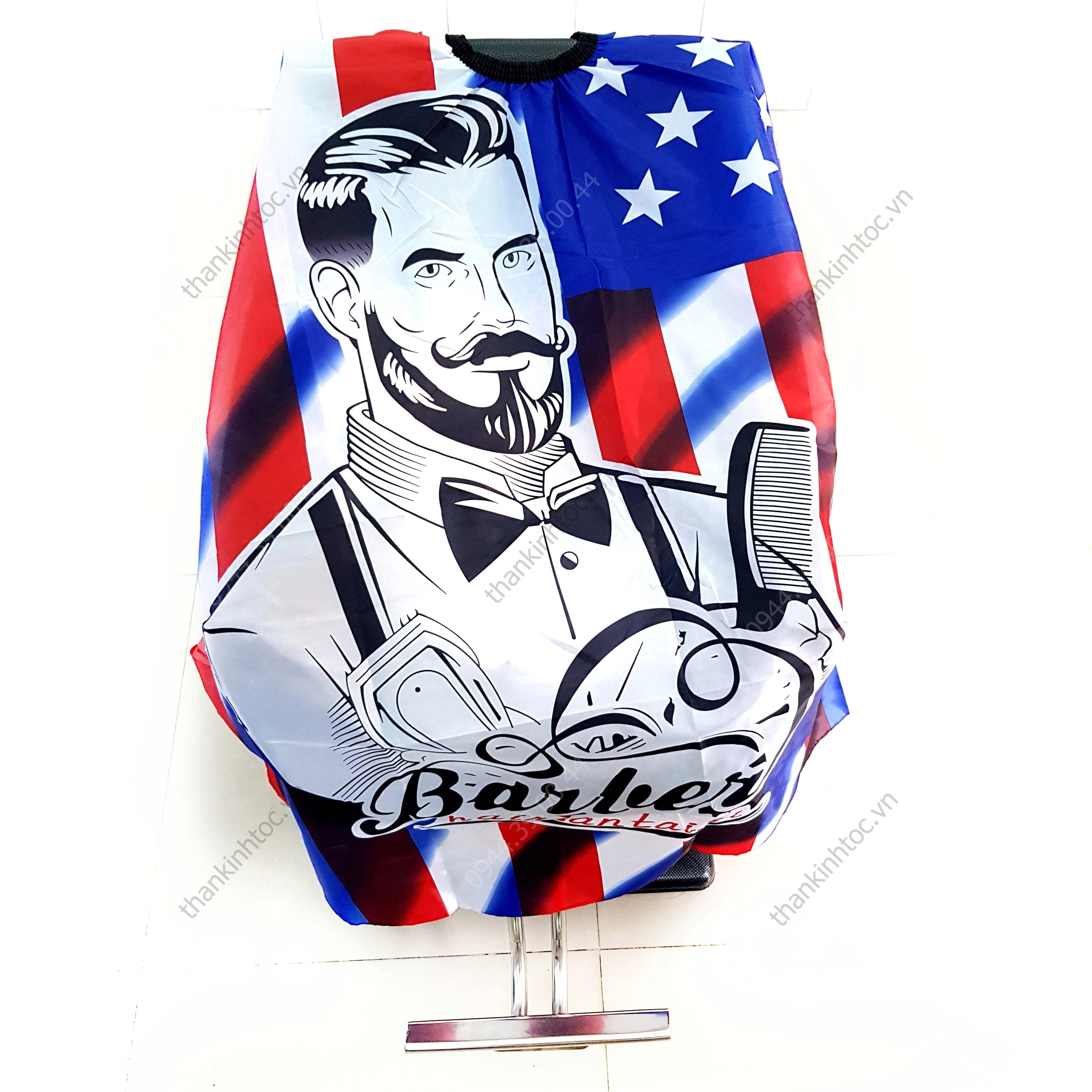 Áo choàng BB7 Cổ thun Dài 145cm