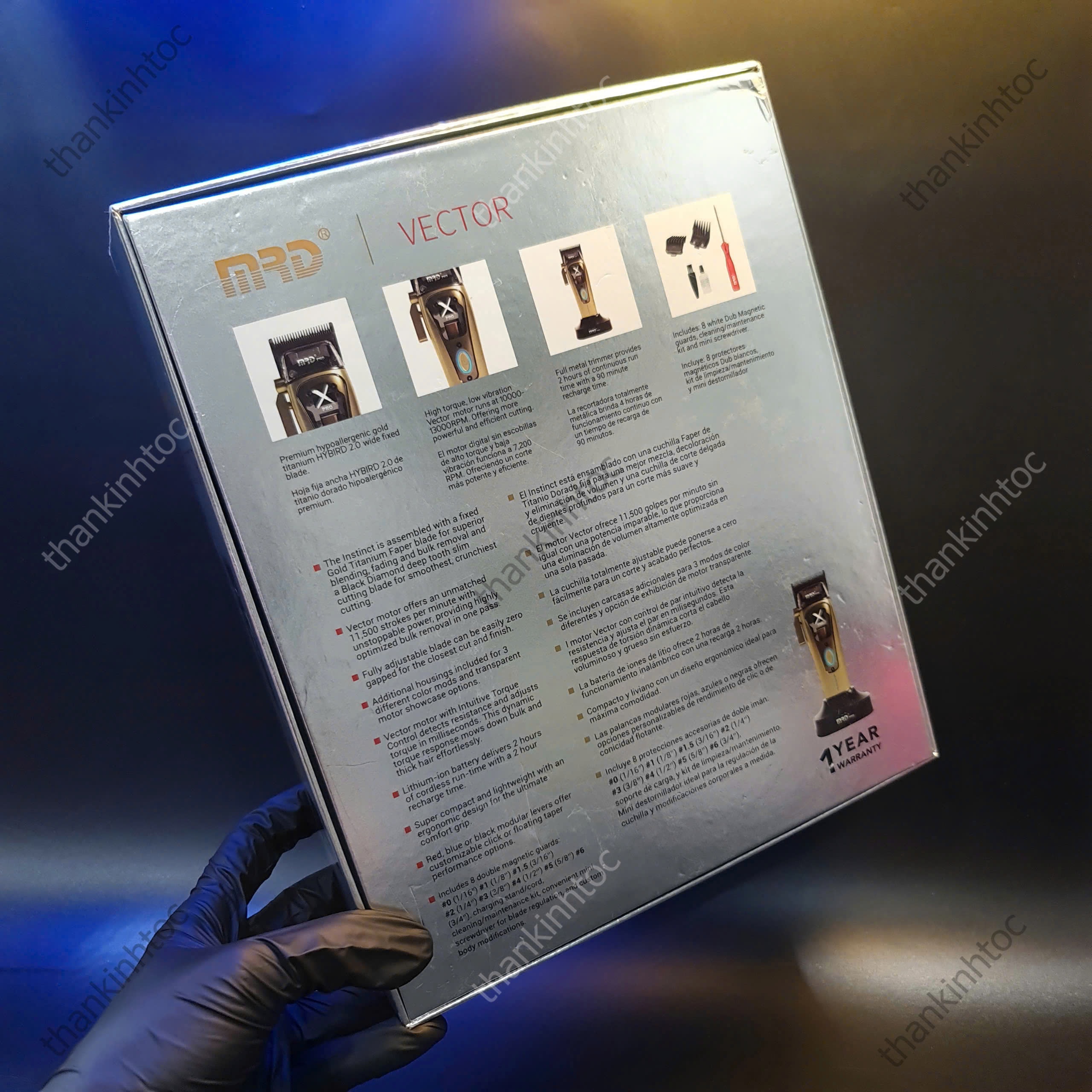 Tông Đơ Từ Tính MRD King X-PRO Metal Edition HC-999C Chính Hãng