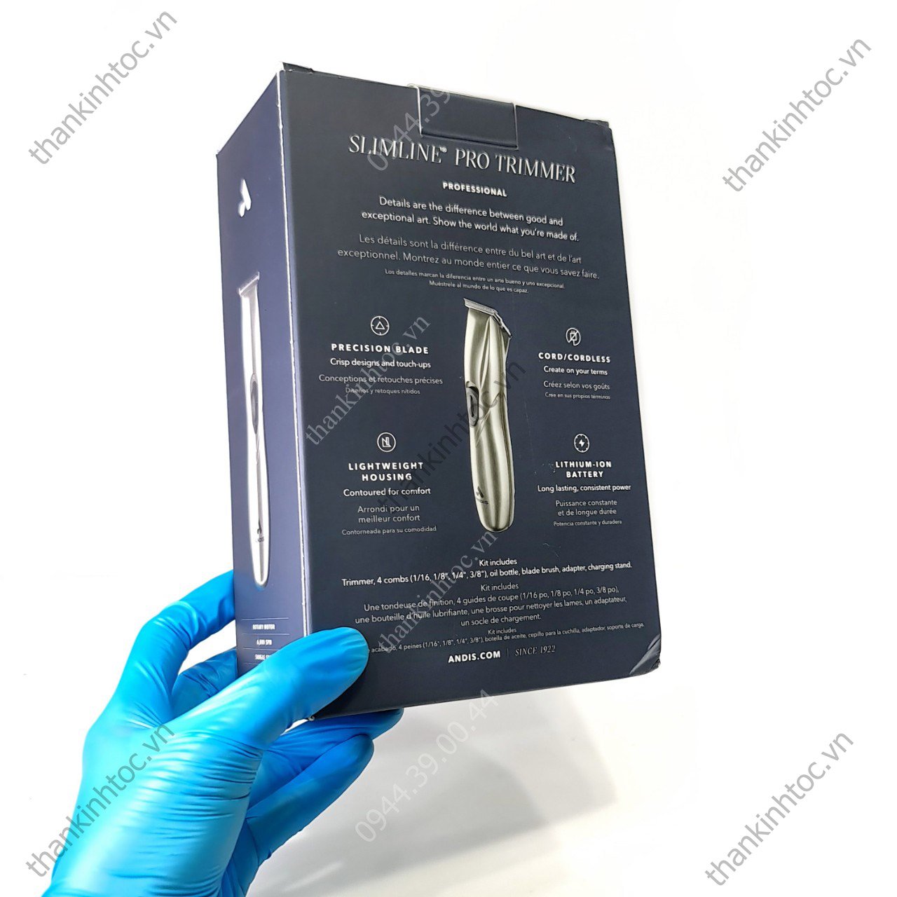 Tông đơ viền ANDIS SLIM PRO LI (CHORME) chính hãng USA