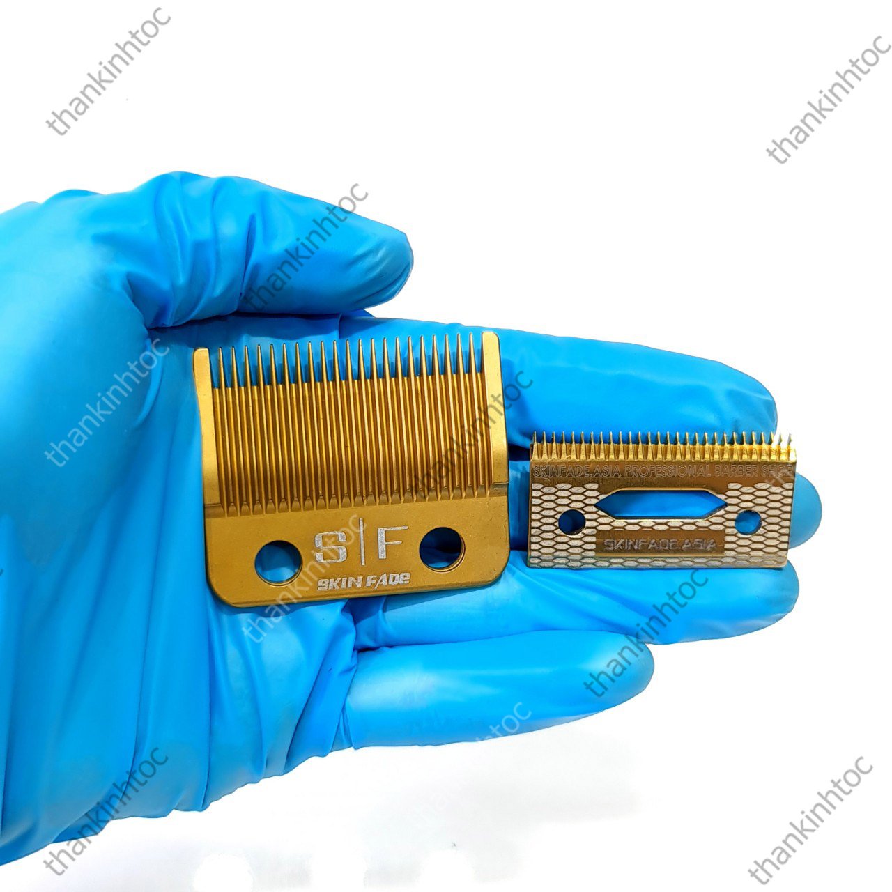 Bộ Lưỡi Đơn Đa Năng SF Pro Gold Chuyên Hớt Lược Hỗ Trợ Fade Chính Hãng