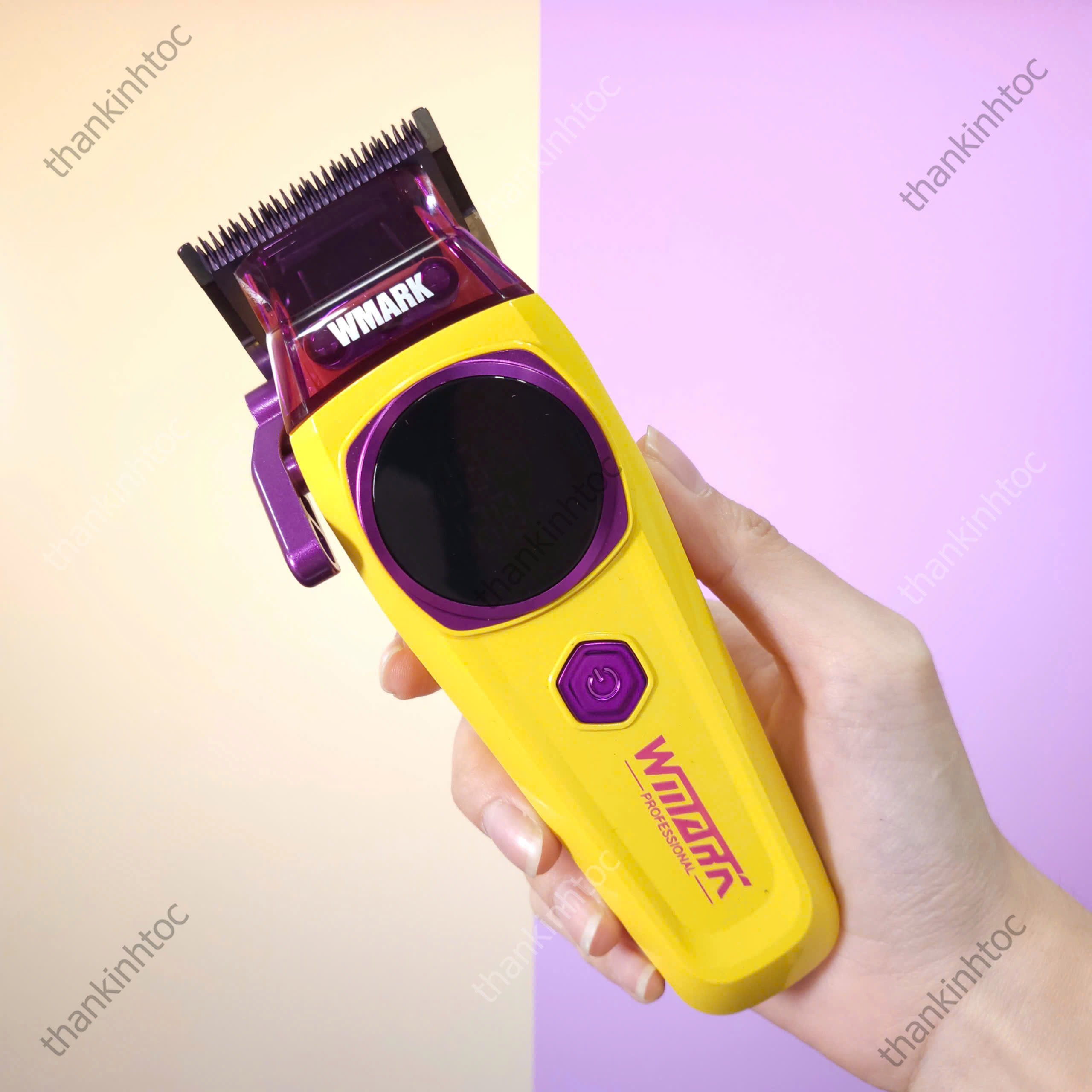 Tông Đơ Pin Lưỡi Đơn WMARK NG-8004 Sạc Kết Nối Không Dây Chính Hãng