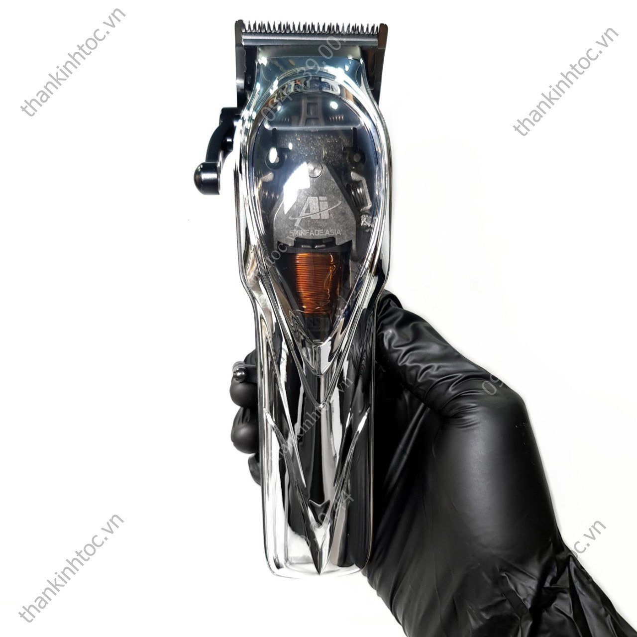 Tông Đơ Pin Lưỡi Đơn S | C NASA Silver DLC Super Motor