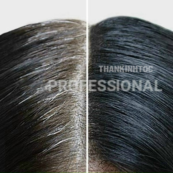 Kem Nhuộm Đen Phủ Bạc Cherry Siêu Thơm Không Dính Da Đầu Hàn Quốc Chính Hãng