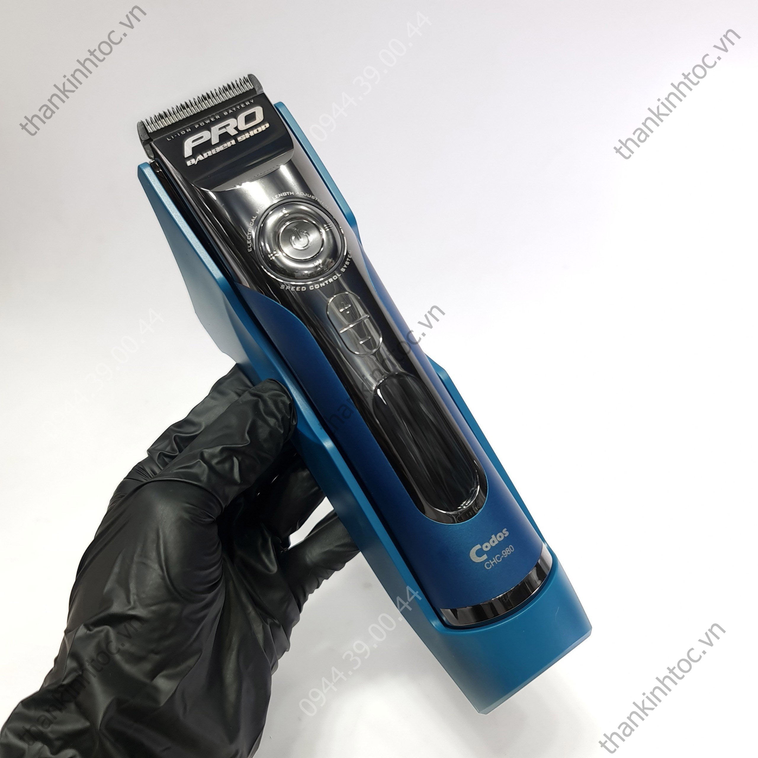Tông đơ pin lưỡi đơn Codos 980 Pro Barbershop chính hãng