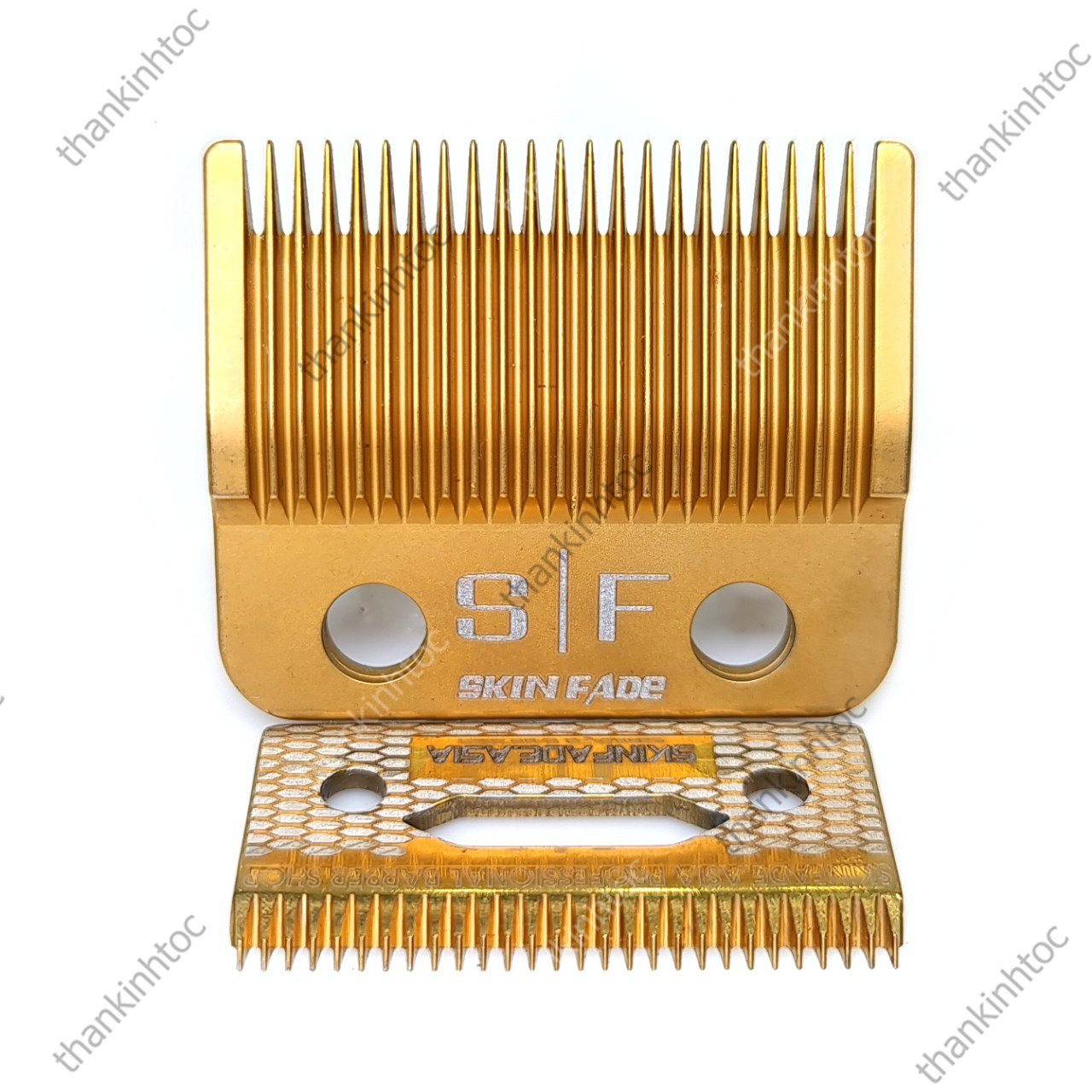 Bộ Lưỡi Đơn Đa Năng SF Pro Gold Chuyên Hớt Lược Hỗ Trợ Fade Chính Hãng