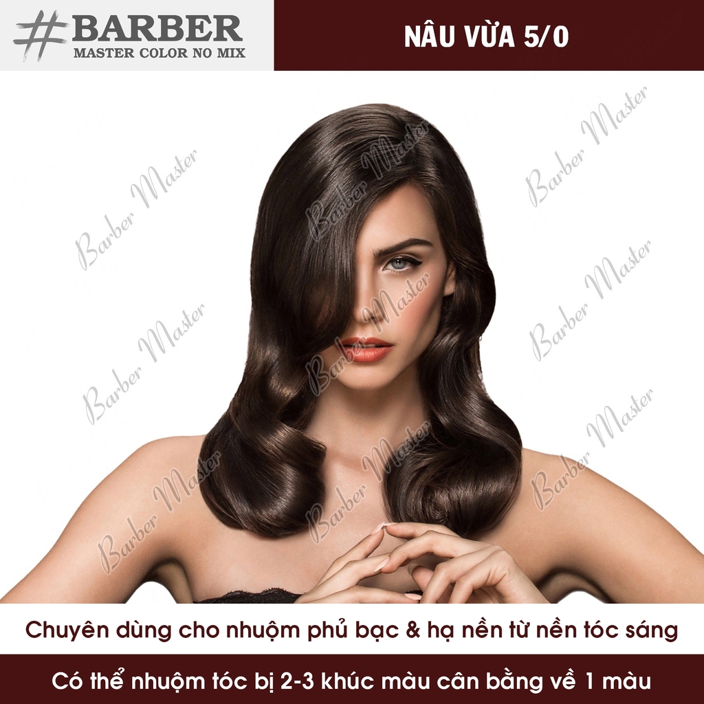 Bộ 14 màu nhuộm dành cho tóc bị 2-3 khúc màu về đều 1 màu