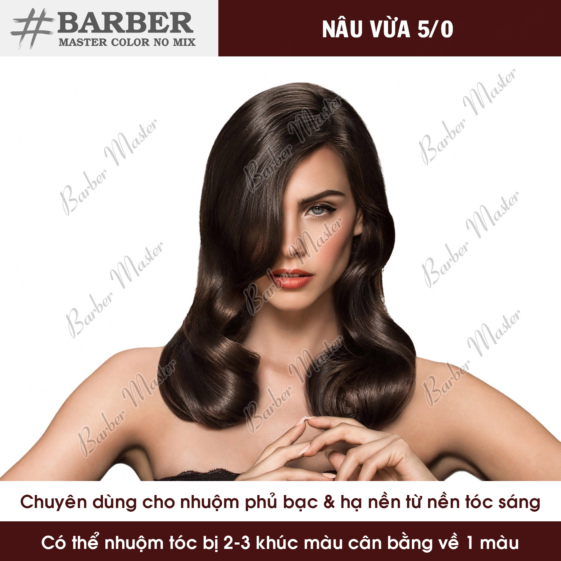 5/0 Nâu Vừa - Phủ bạc