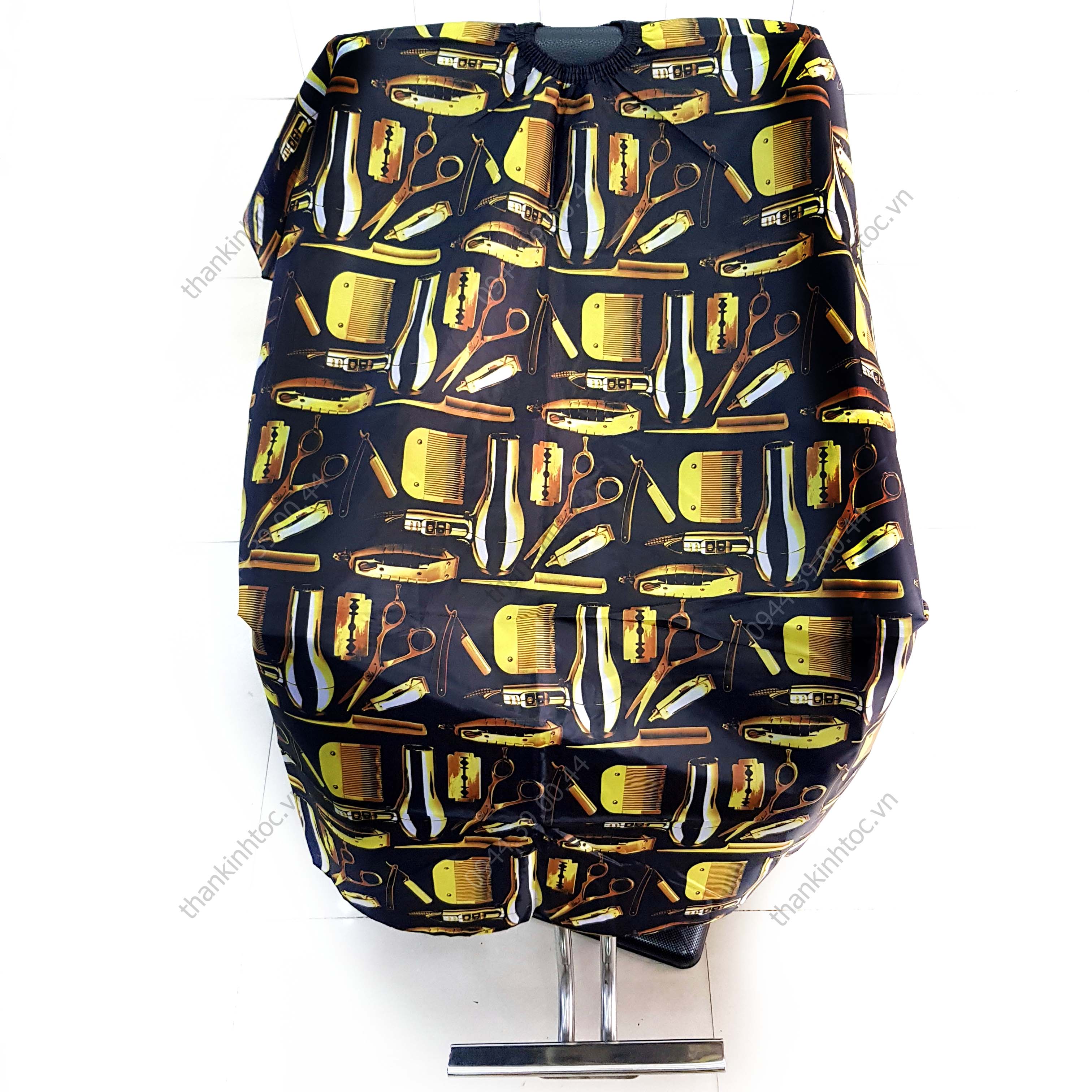 Áo choàng BB3 Cổ thun móc gài dài 140cm