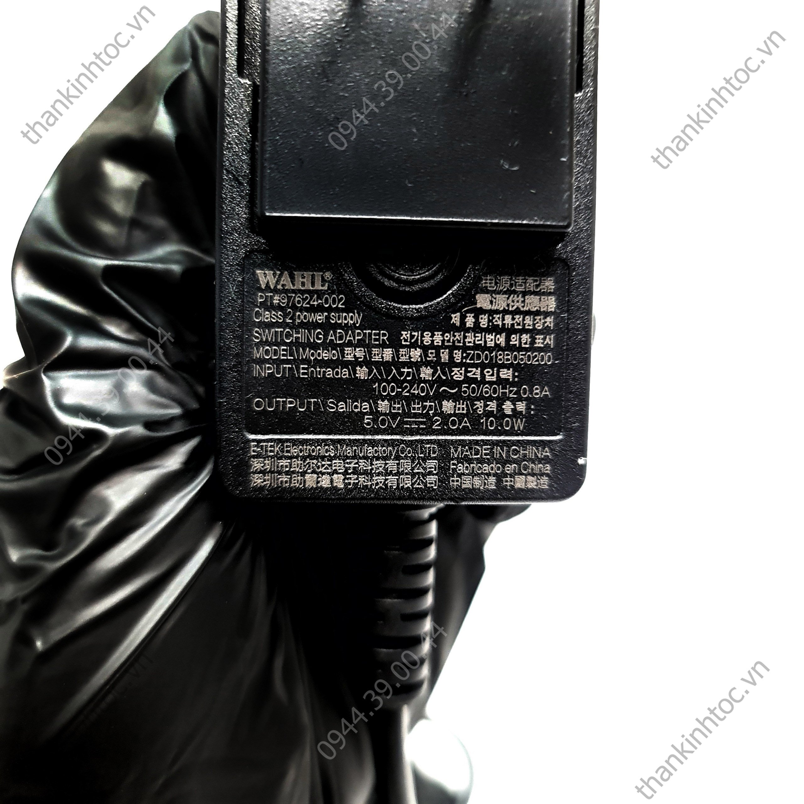 Sạc Tông Đơ WAHL Chính Hãng Nội Địa USA (Bản Sạc Nhanh Chui Xám)