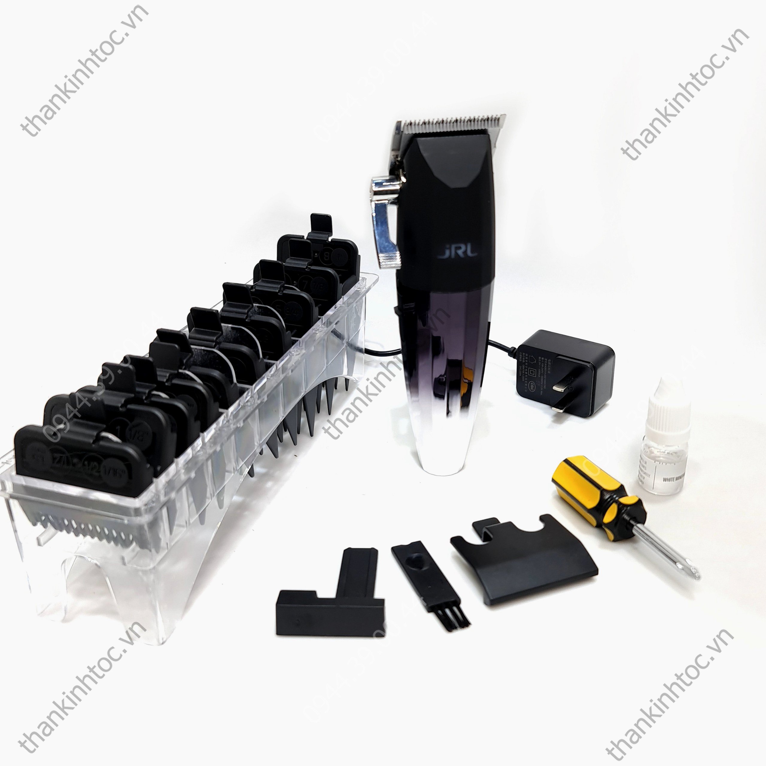 Tông Đơ Pin Lưỡi Đơn JRL Crom Chính hãng USA Bản Nội Địa