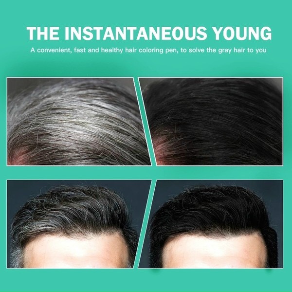 Dầu Gội Đen Phủ Bạc Không Dính Da Đầu - Thảo Dược Nhân Sâm Hàn Quốc Chính Hãng 500ML