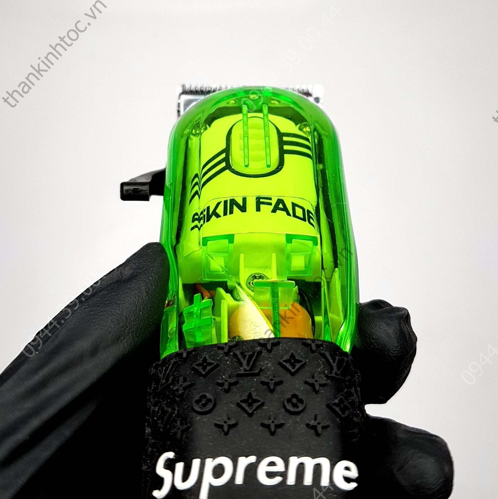 Tông đơ pin Lưỡi kép A2 Green Chính hãng