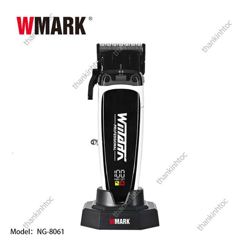 Tông Đơ Pin Lưỡi Đơn WMARK NG-8061 White Chính Hãng