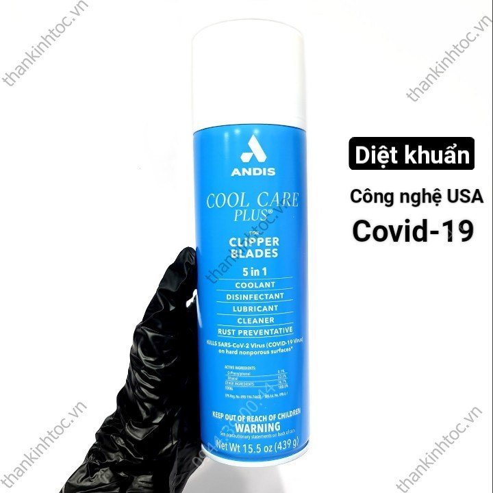 Bình xịt mát lưỡi Andis Cool Care Chính hãng USA