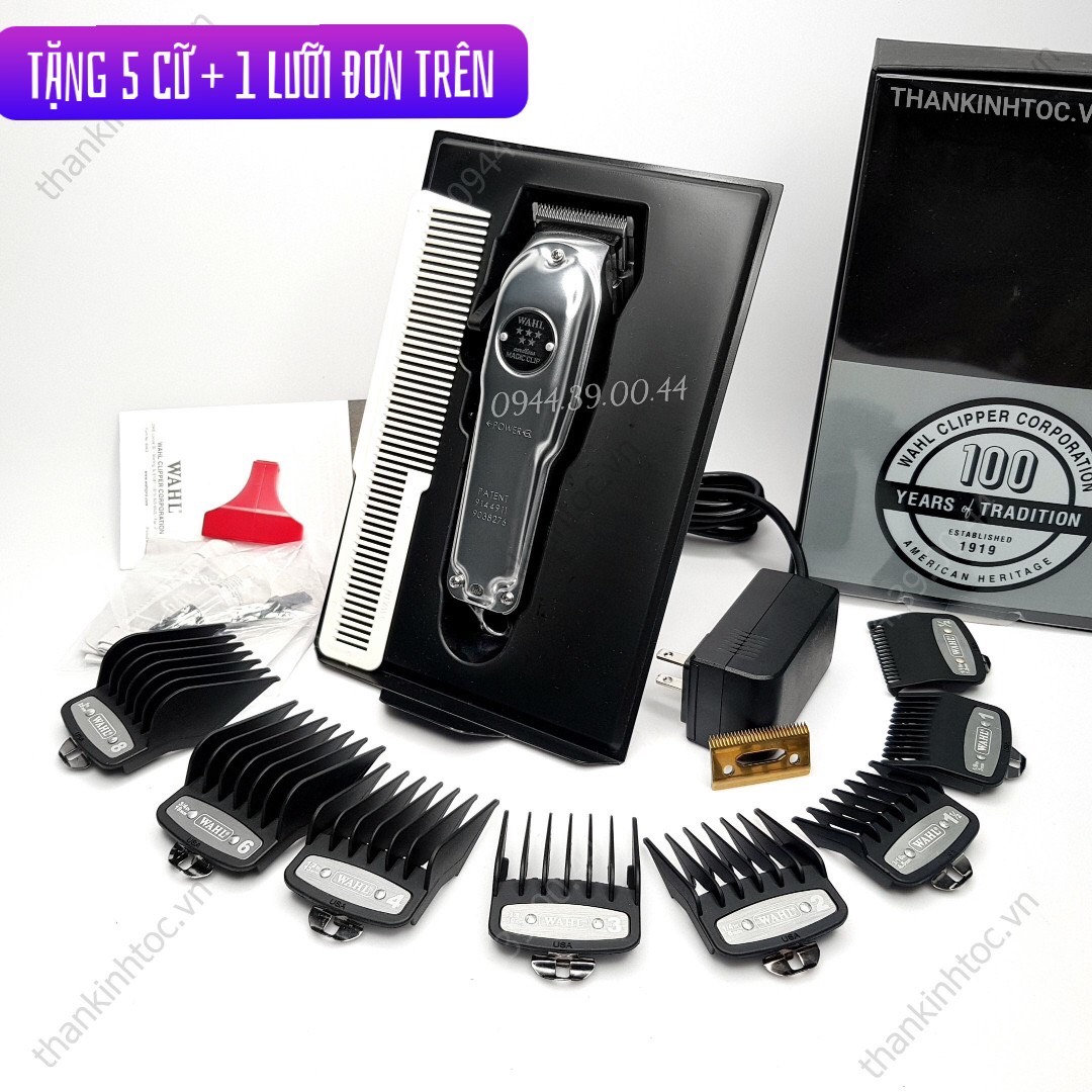 Tông đơ pin lưỡi kép MAGIC CLIP METAL chính hãng USA Bản nội địa