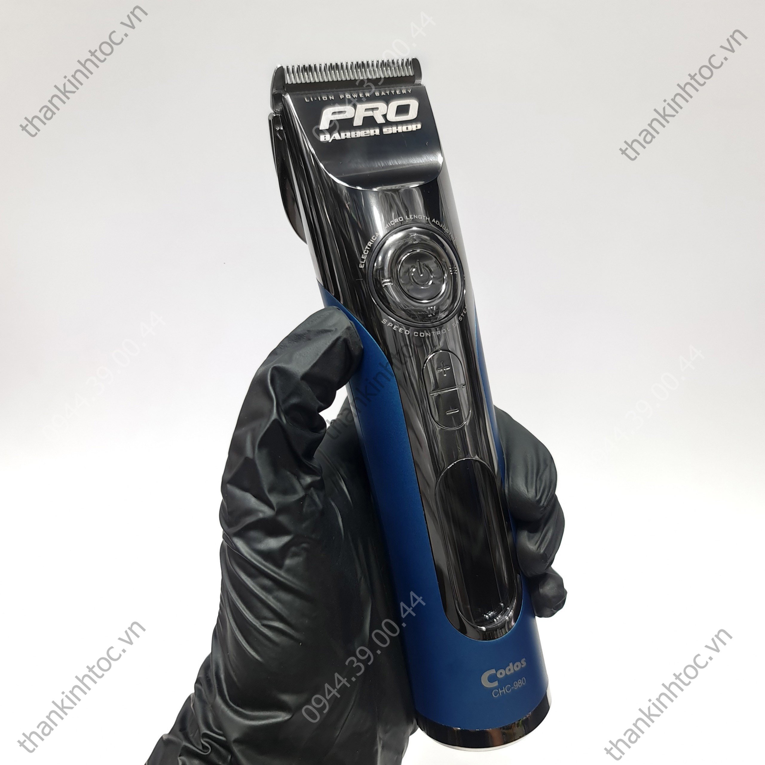 Tông đơ pin lưỡi đơn Codos 980 Pro Barbershop chính hãng