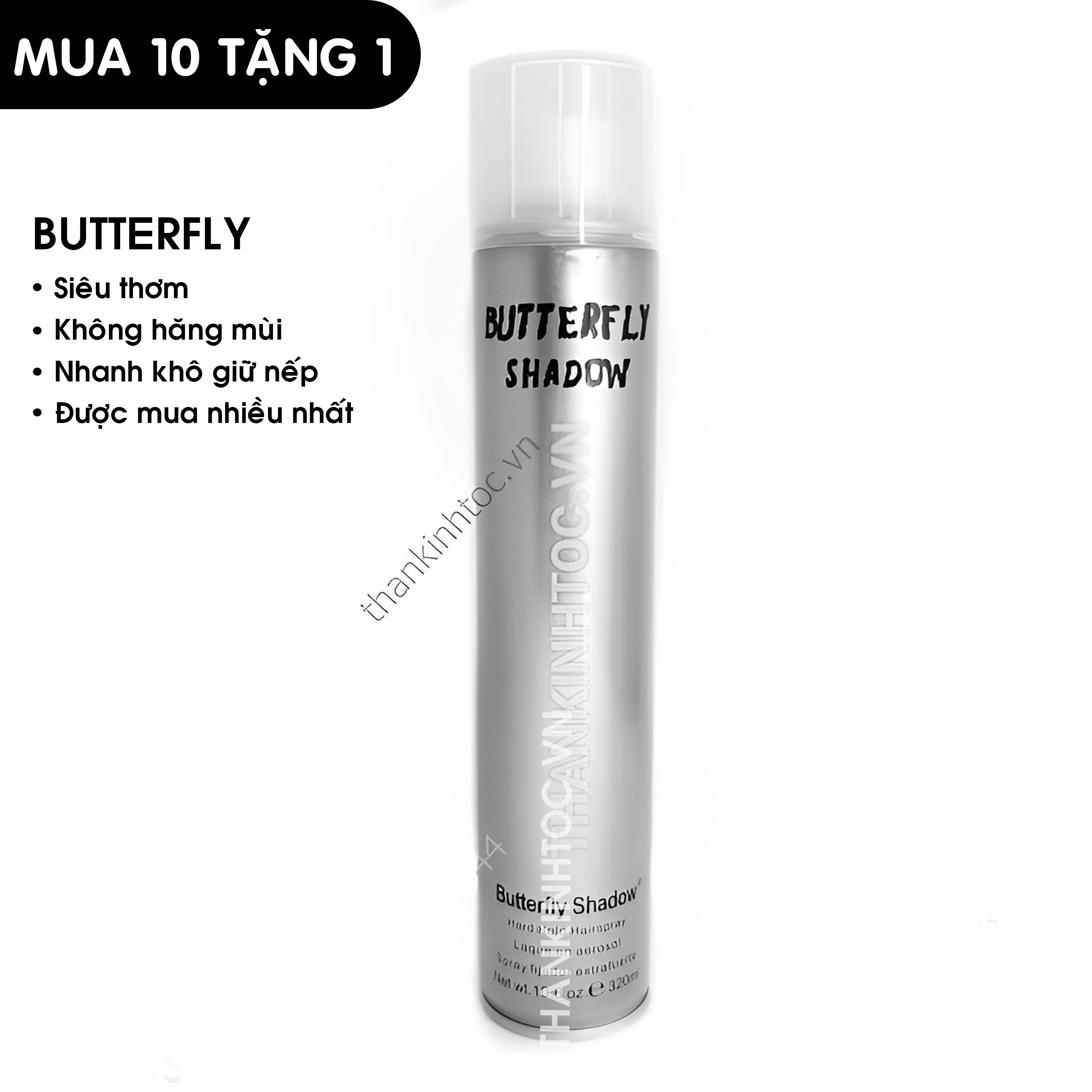 Gôm xịt Butterfly shadow