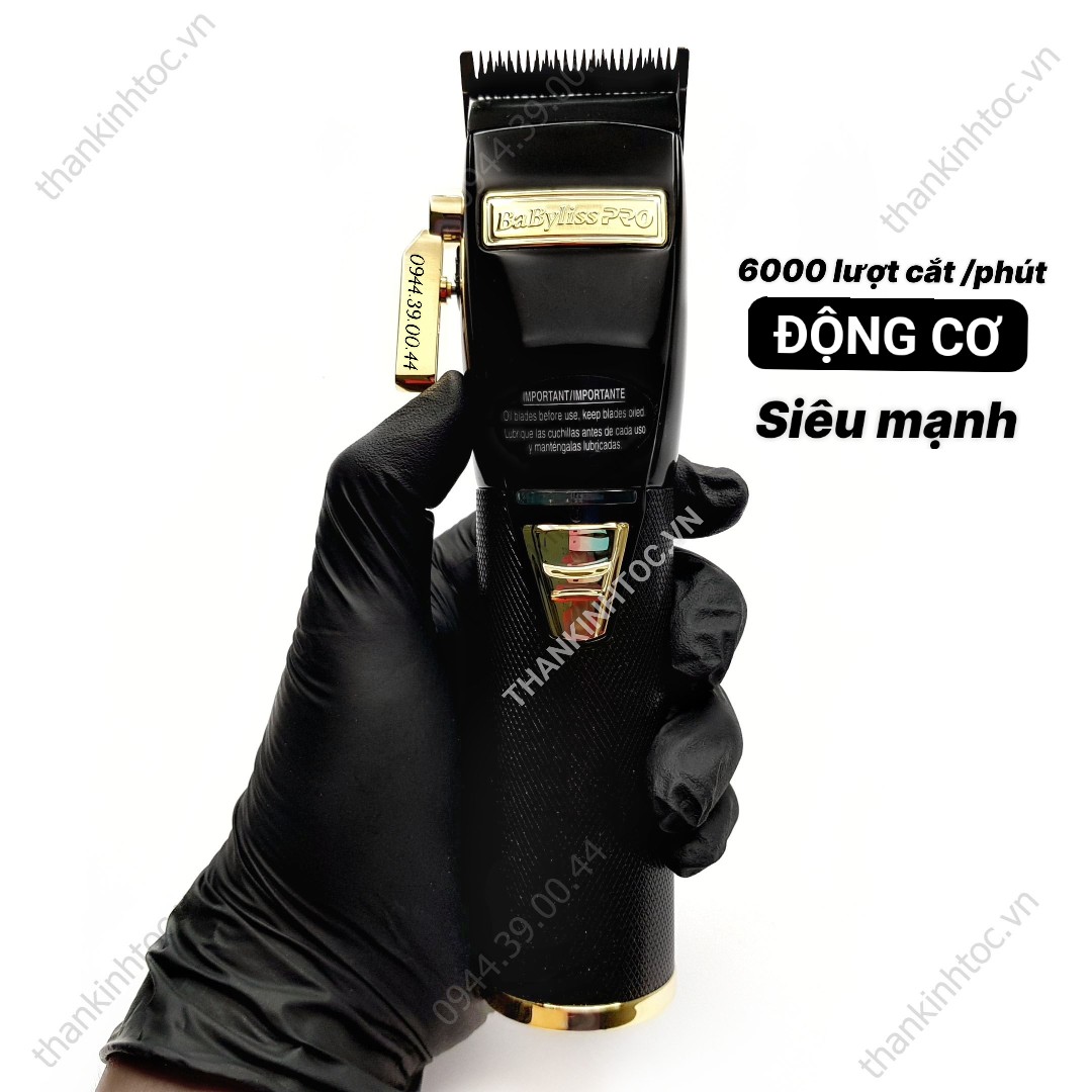 Tông đơ pin lưỡi đơn Babyliss PRO BLACK Chính hãng USA