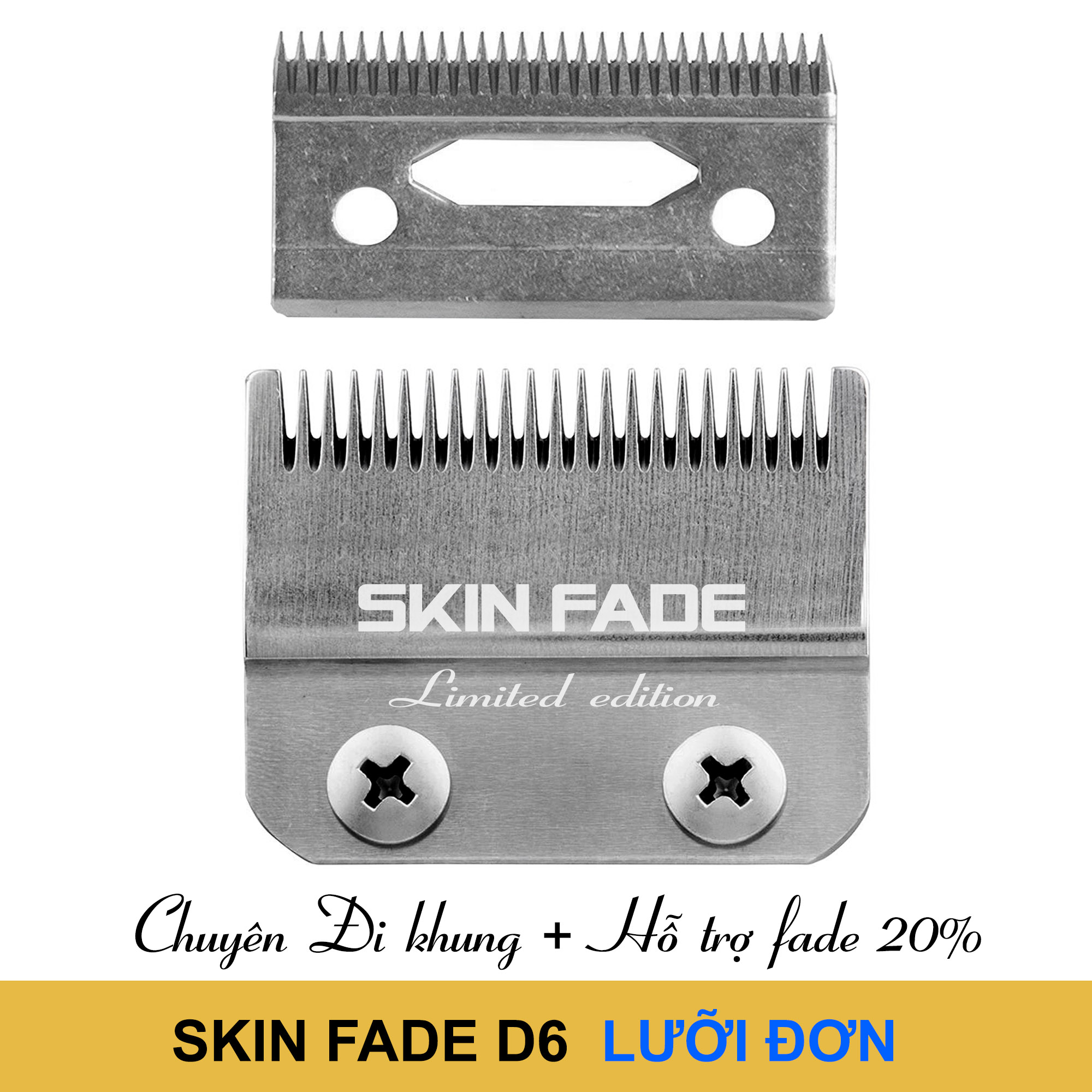 Lưỡi Đơn D6 Chuyên Đi Khung Chính hãng Skin Fade