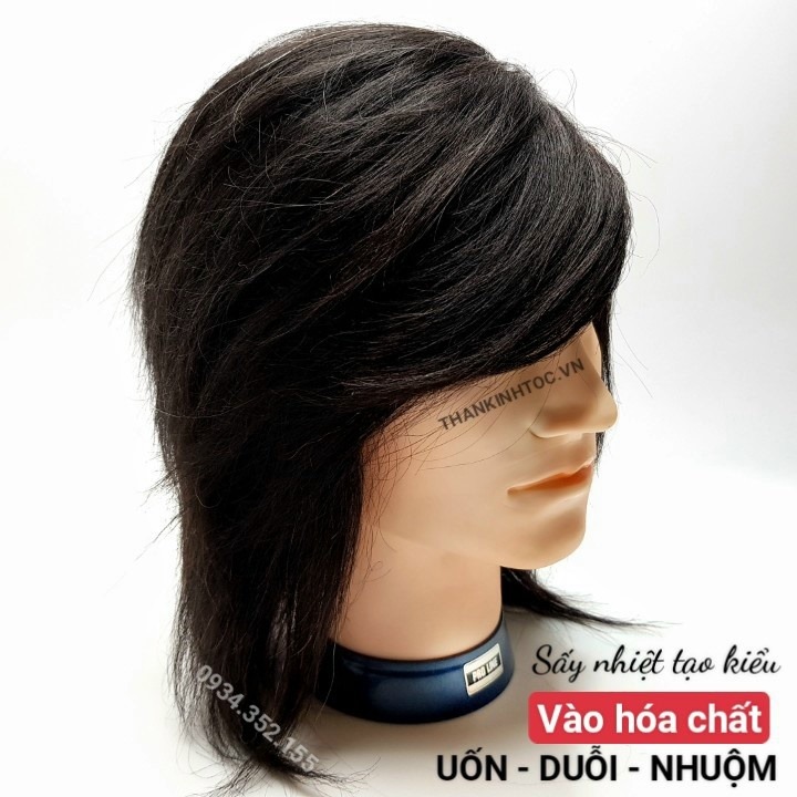 Đầu ken Tóc thật 100% PROLINE chính hãng l Đầu giả Uốn duỗi nhuộm hóa chất