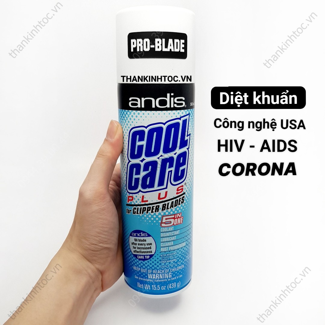 Bình xịt mát lưỡi Andis Cool Care Chính hãng USA