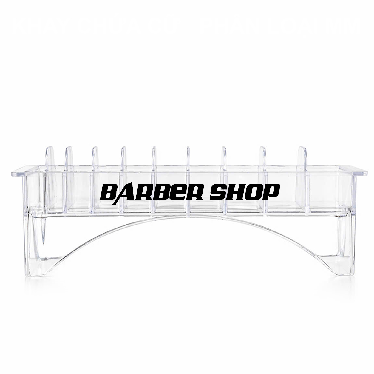 Khay chứa cữ tông đơ đựng được 10 cữ Skin Fade dành cho Barber