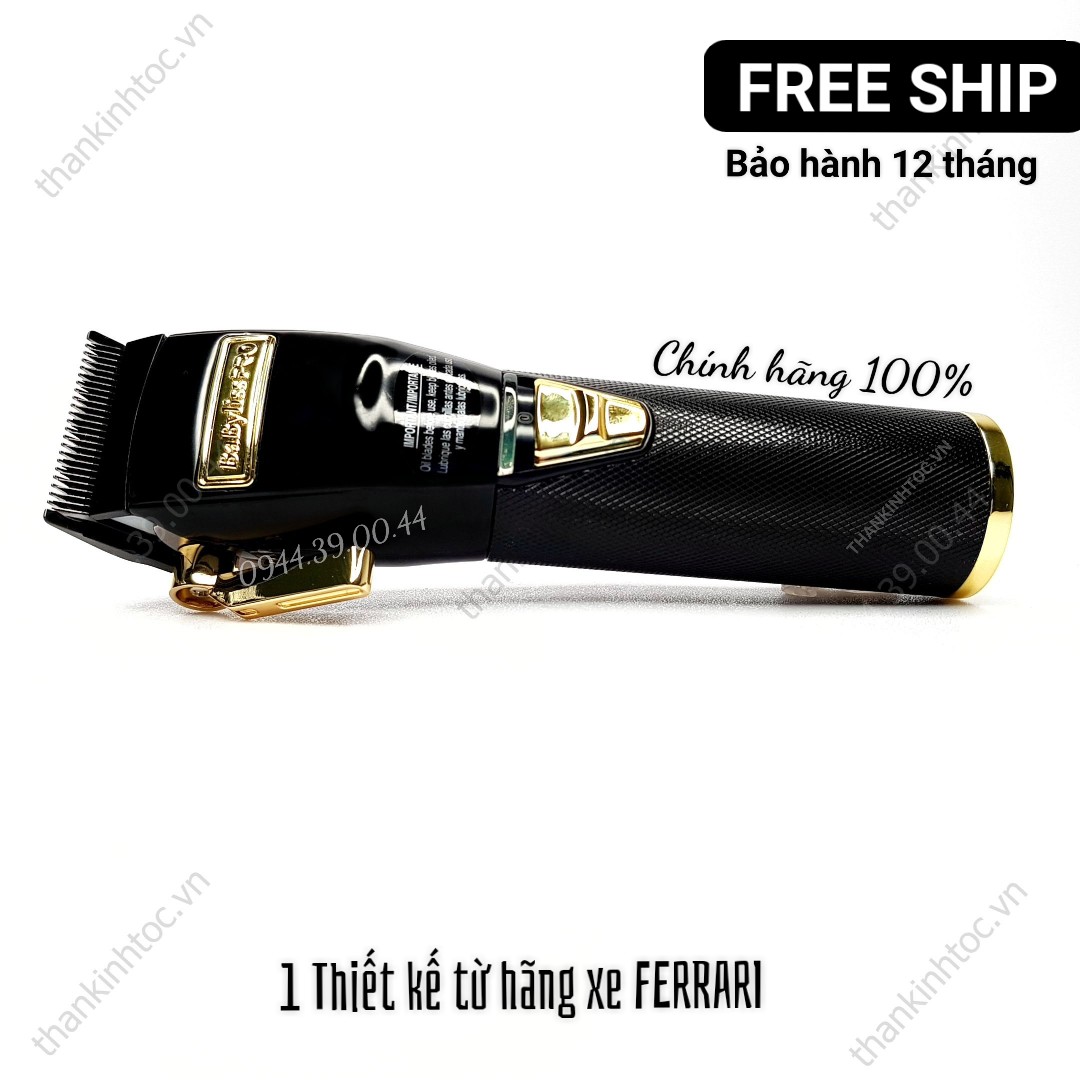 Tông đơ pin lưỡi đơn Babyliss PRO BLACK Chính hãng USA