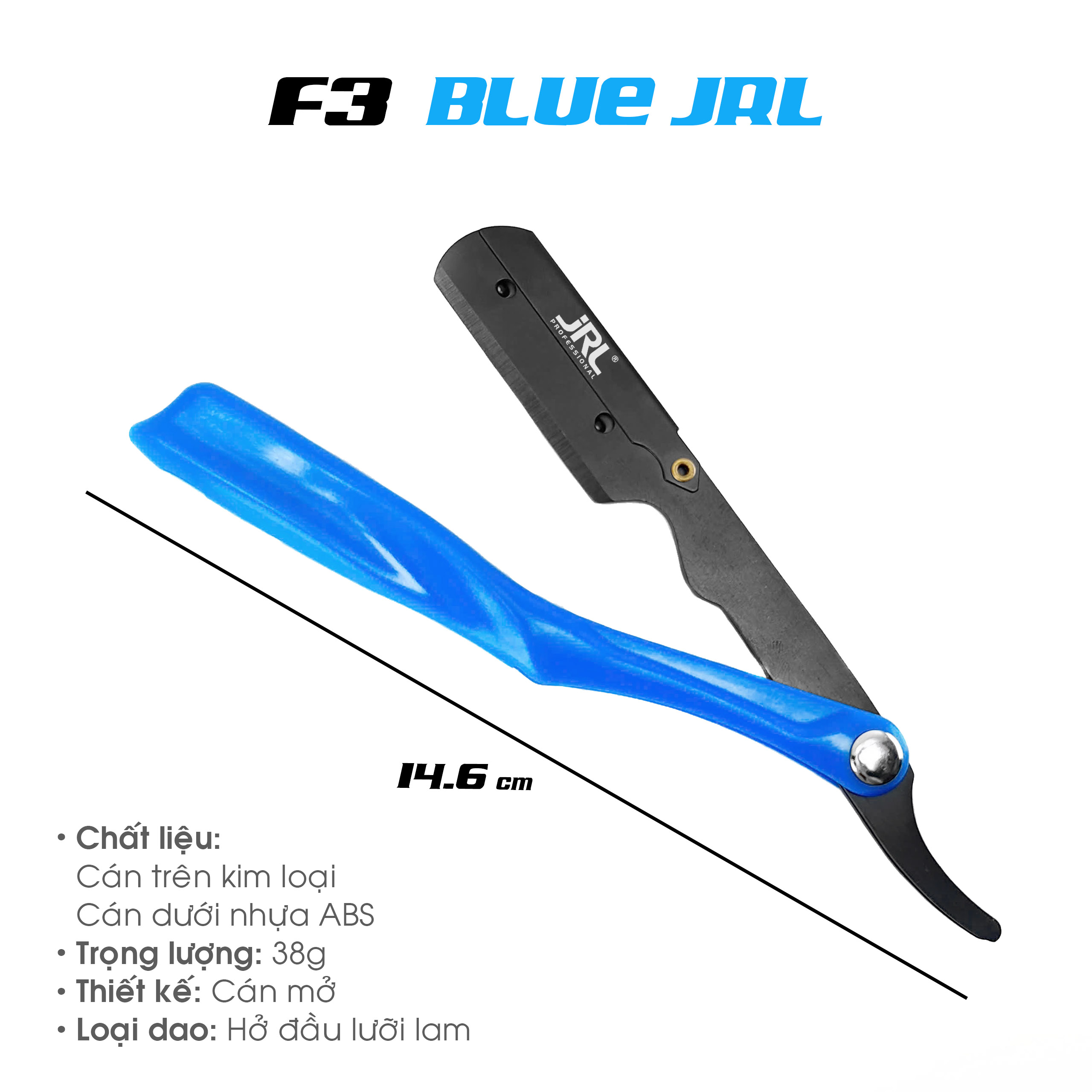 Dao Cạo F3 Skin Fade Chuyên Khắc Tattoo Hair