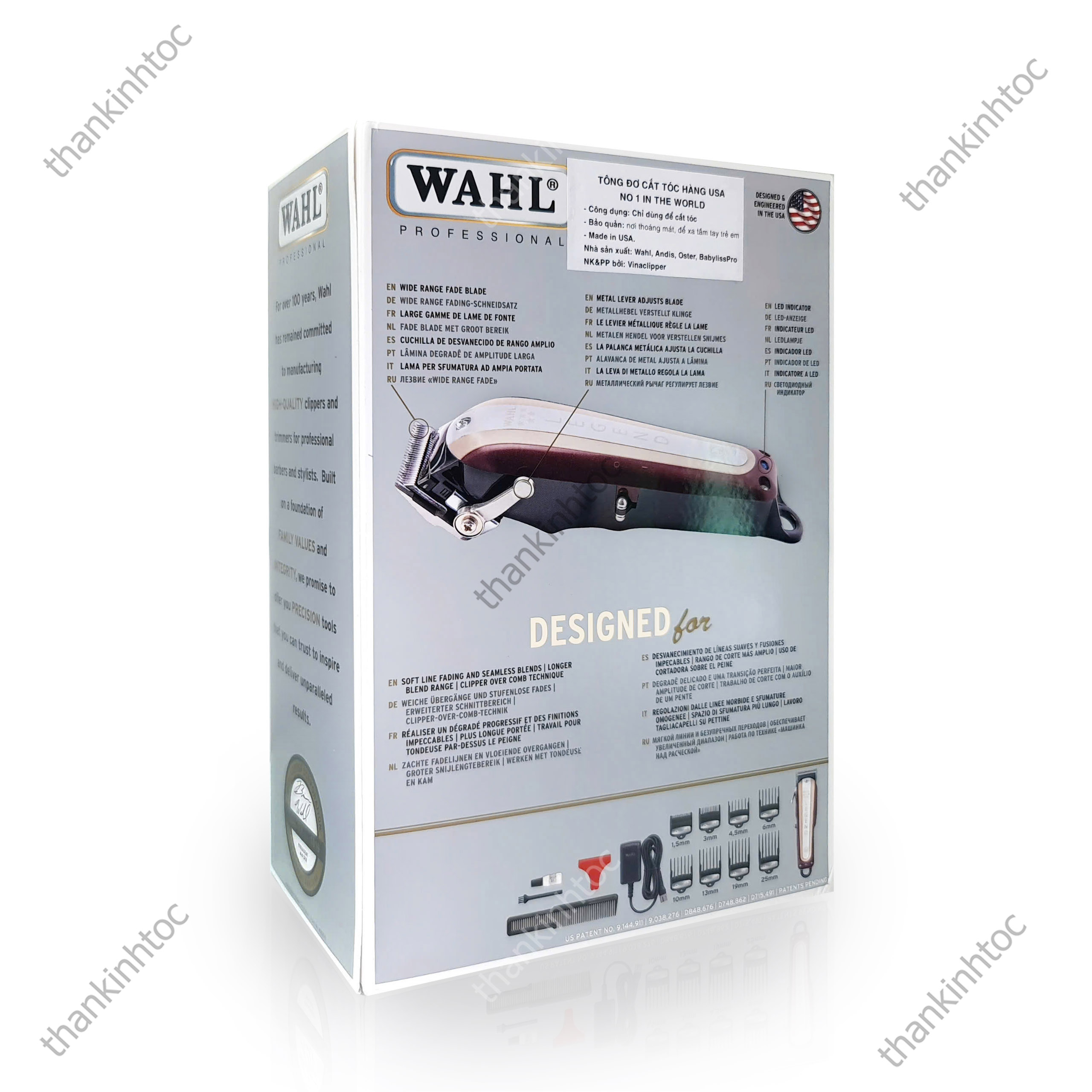 Tông Đơ Pin Lưỡi Đơn Wahl Legend Pro Li Bản Quốc Tế Chính Hãng USA