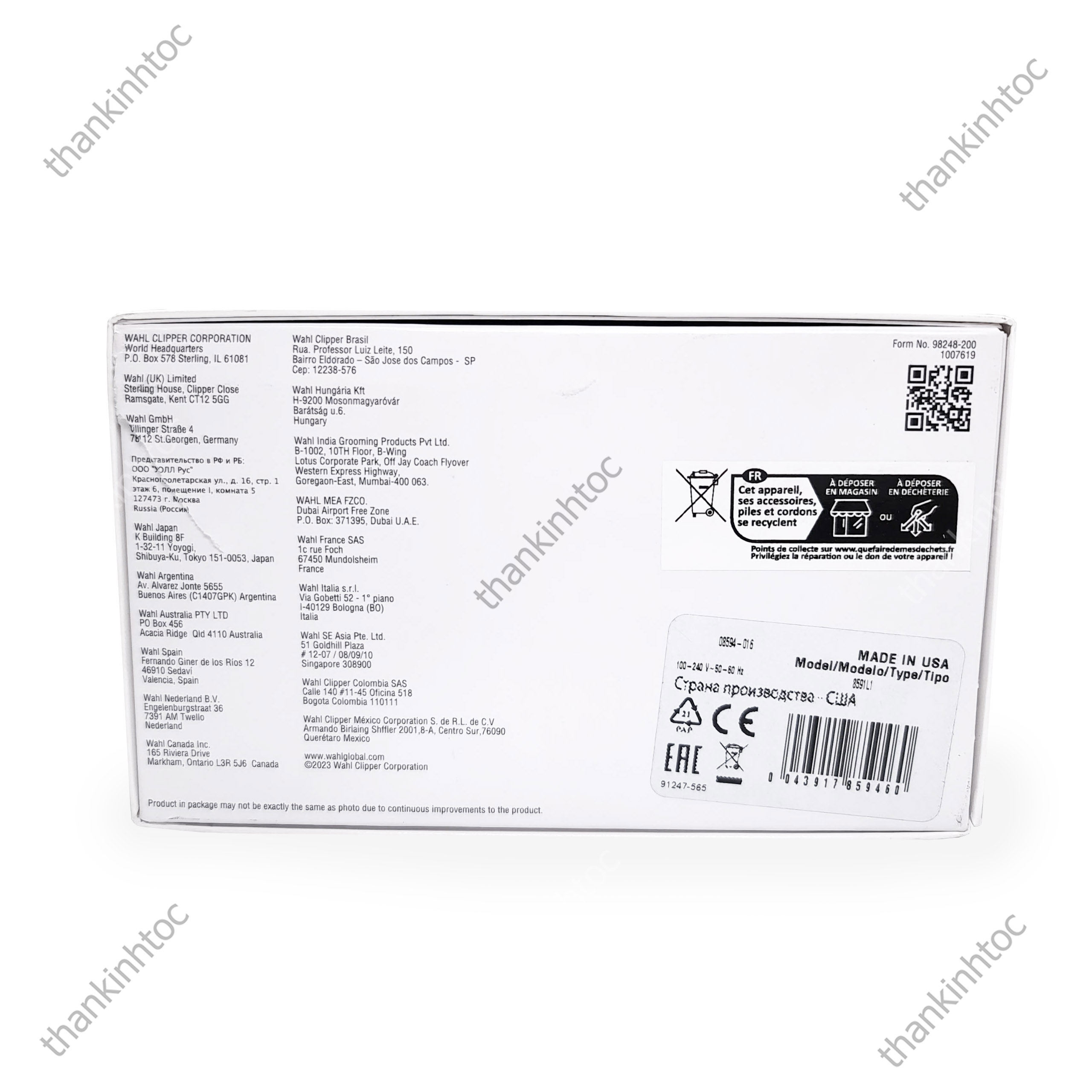 Tông Đơ Pin Lưỡi Đơn Wahl Legend Pro Li Bản Quốc Tế Chính Hãng USA