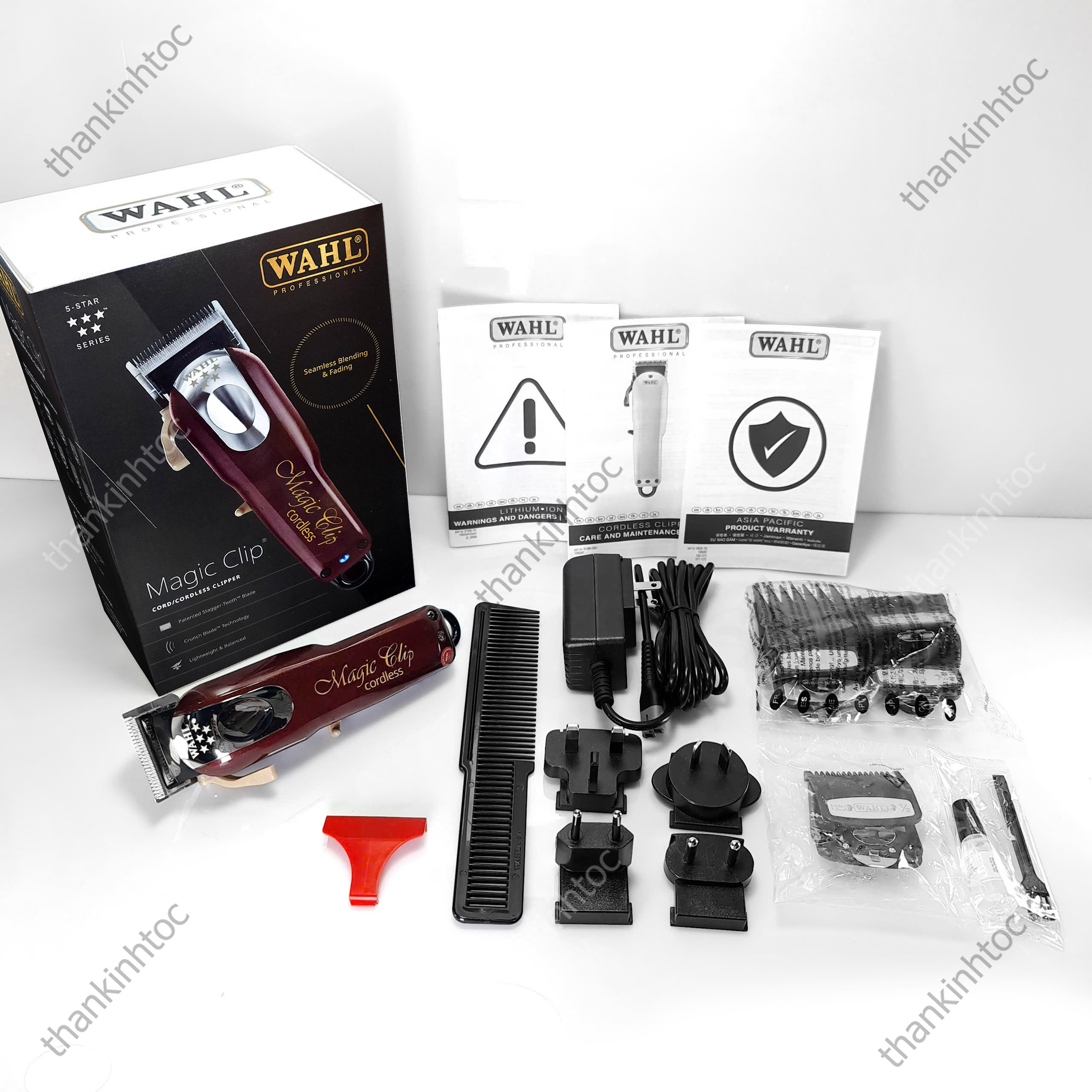 Tông đơ pin lưỡi kép WAHL Magic Clip Chính hãng USA Bản quốc tế
