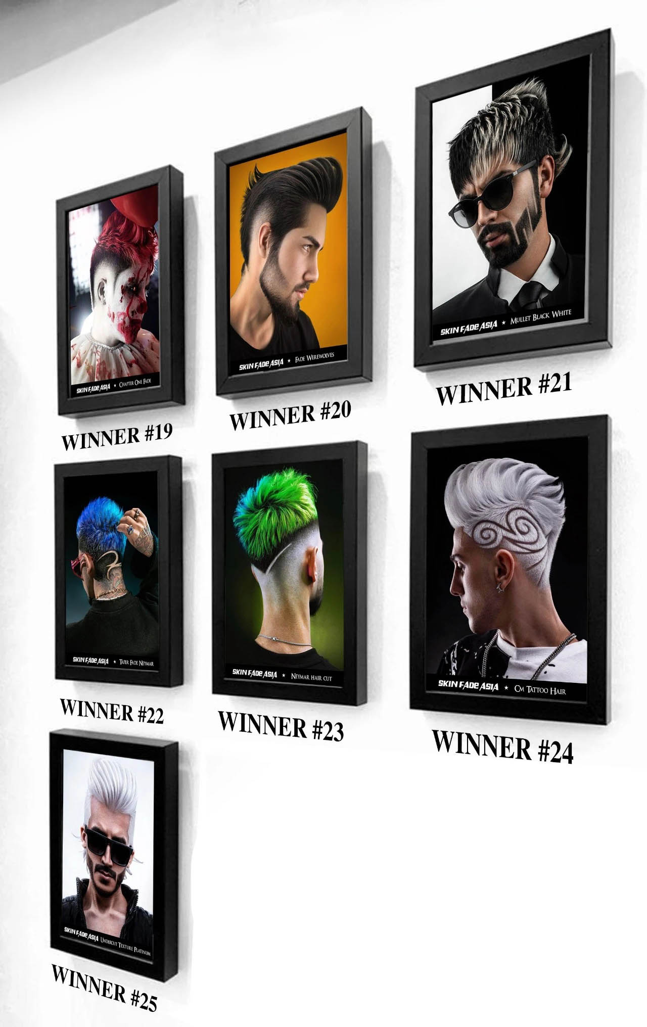 Khung ảnh các Tác phẩm kiểu tóc đẹp