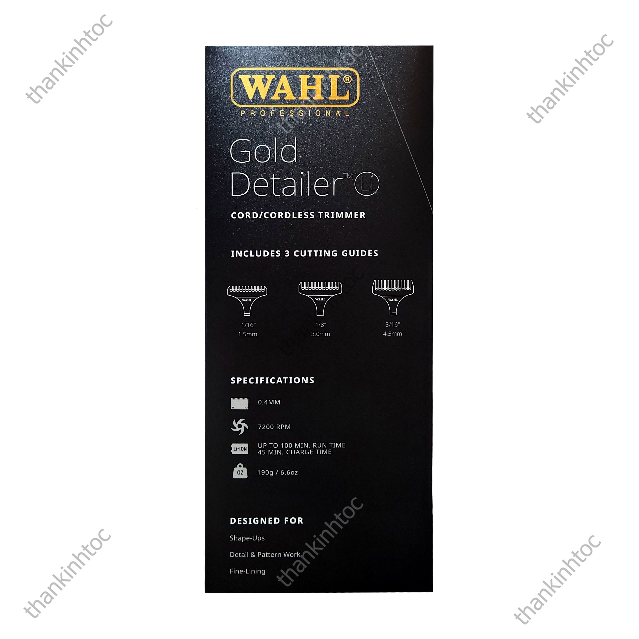 Tông Đơ Viền Wahl Detailer Gold Pro Li Chính Hãng USA