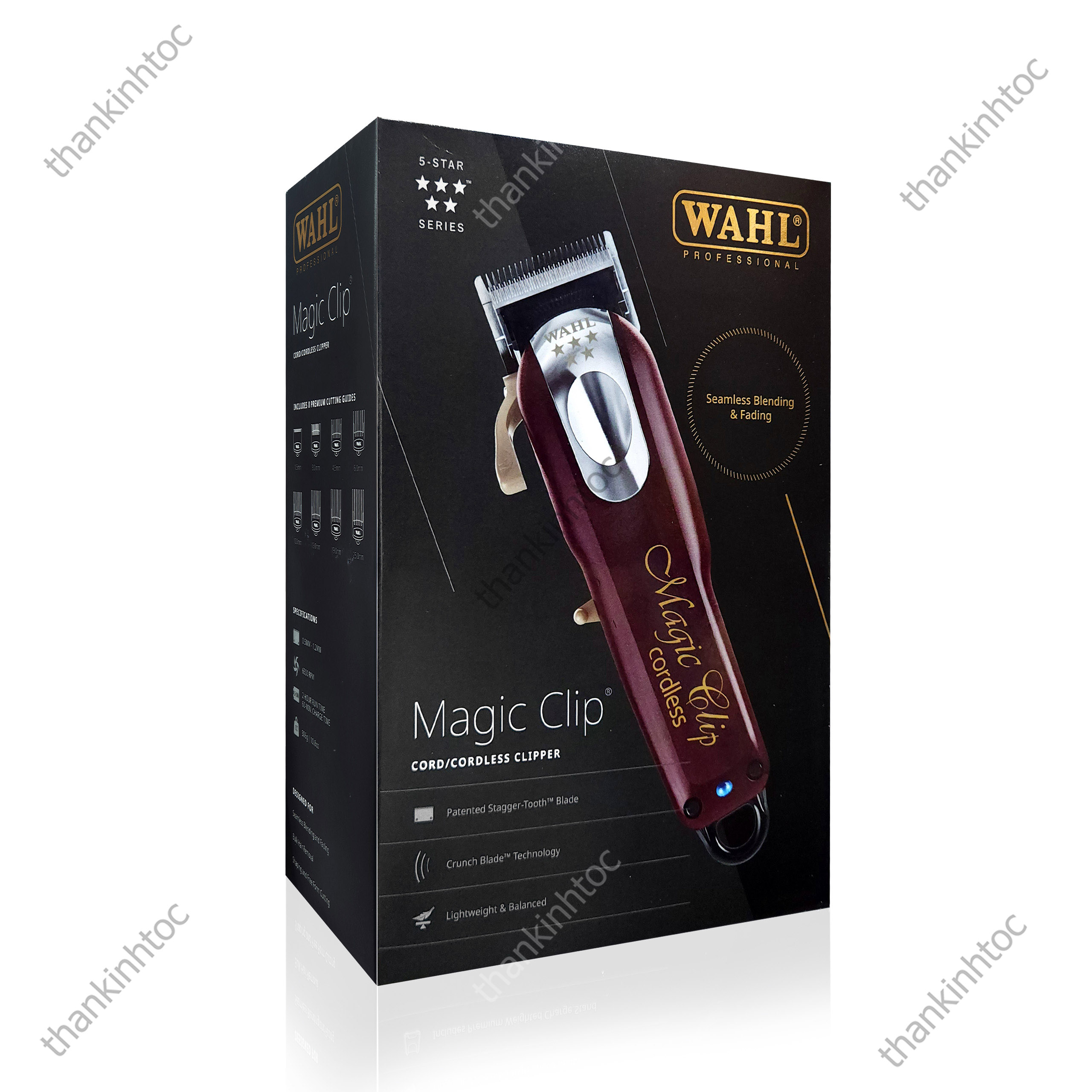 Tông đơ pin lưỡi kép WAHL Magic Clip Chính hãng USA Bản quốc tế