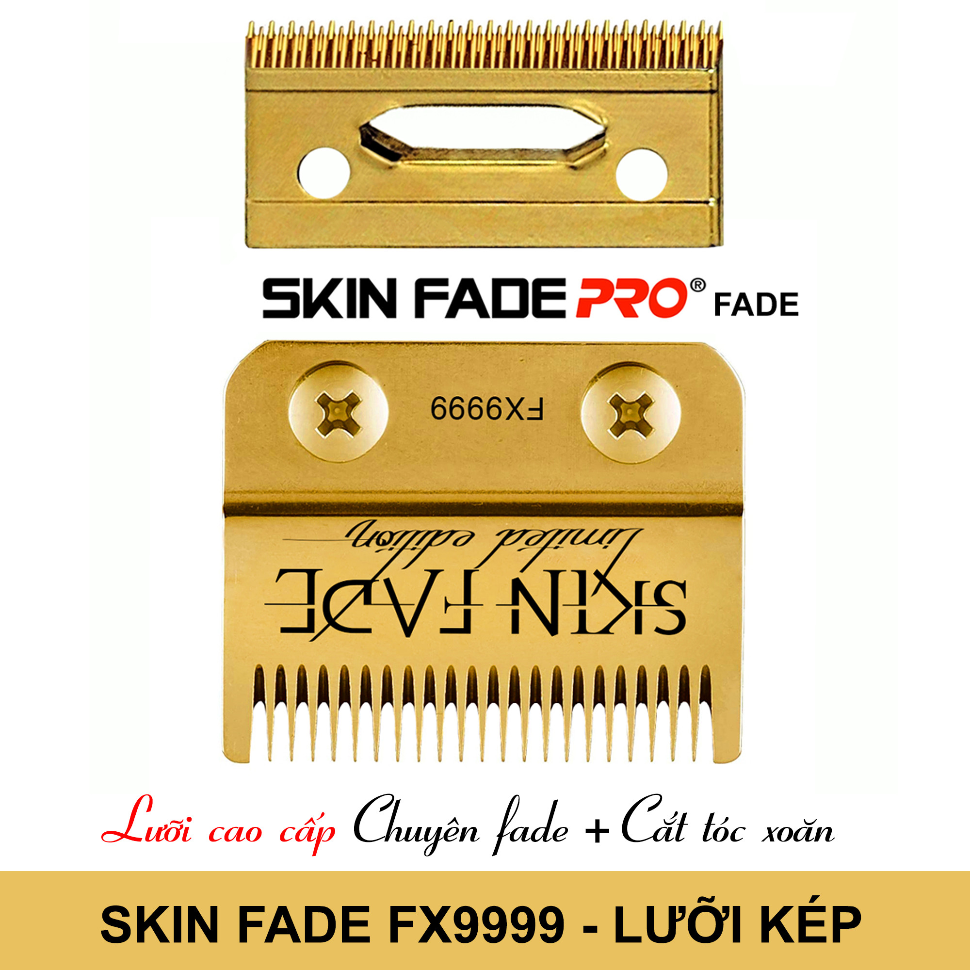 Lưỡi kép FX9999 Chuyên Fade Chính Hãng SKIN FADE