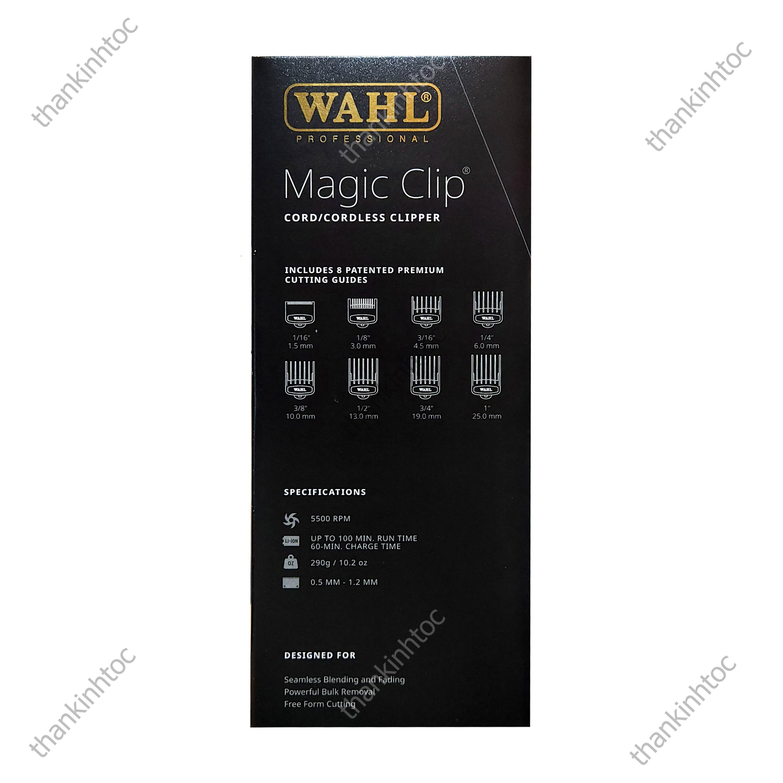 Tông đơ pin lưỡi kép WAHL Magic Clip Chính hãng USA Bản quốc tế