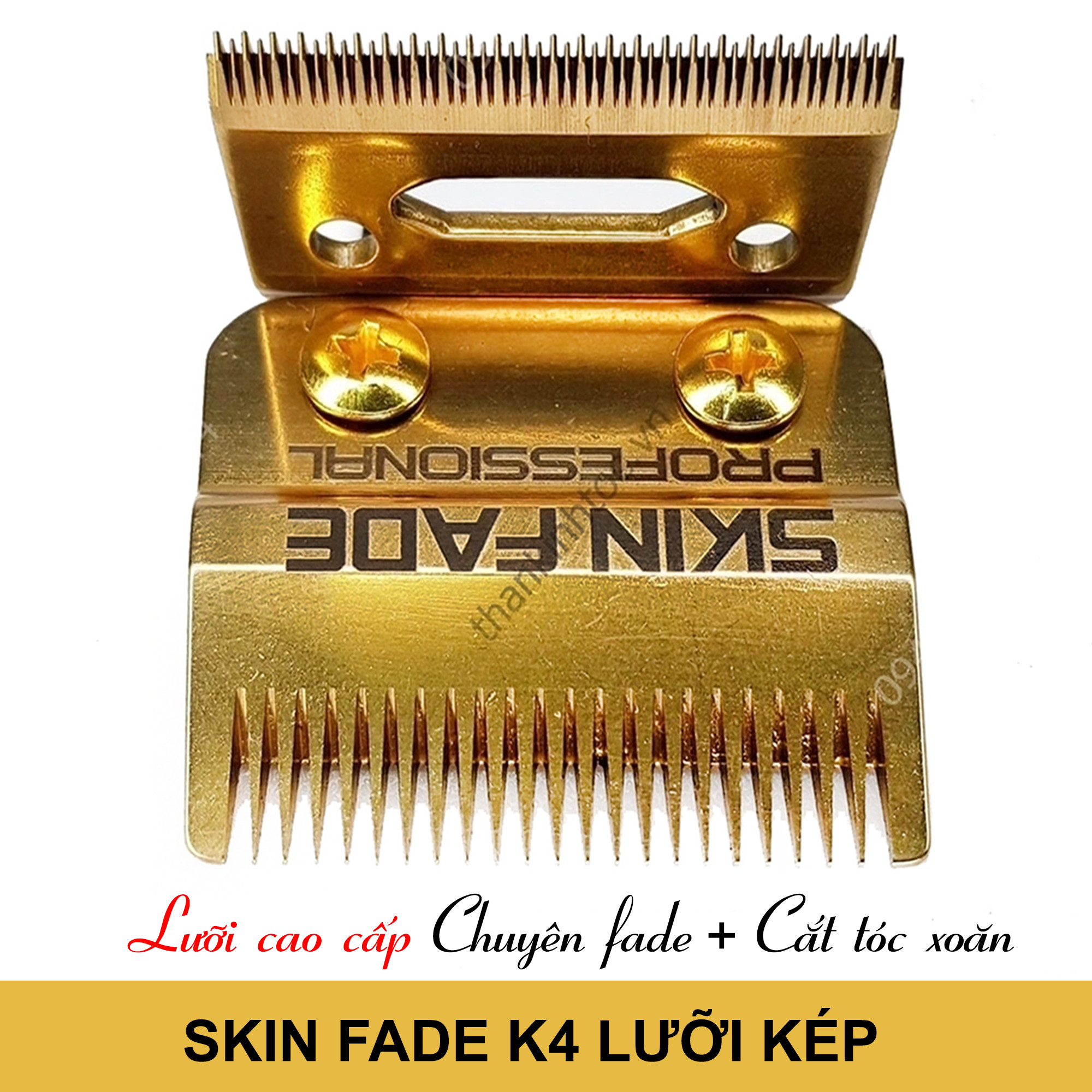 Lưỡi kép K4 Gold Chuyên Fade chính hãng