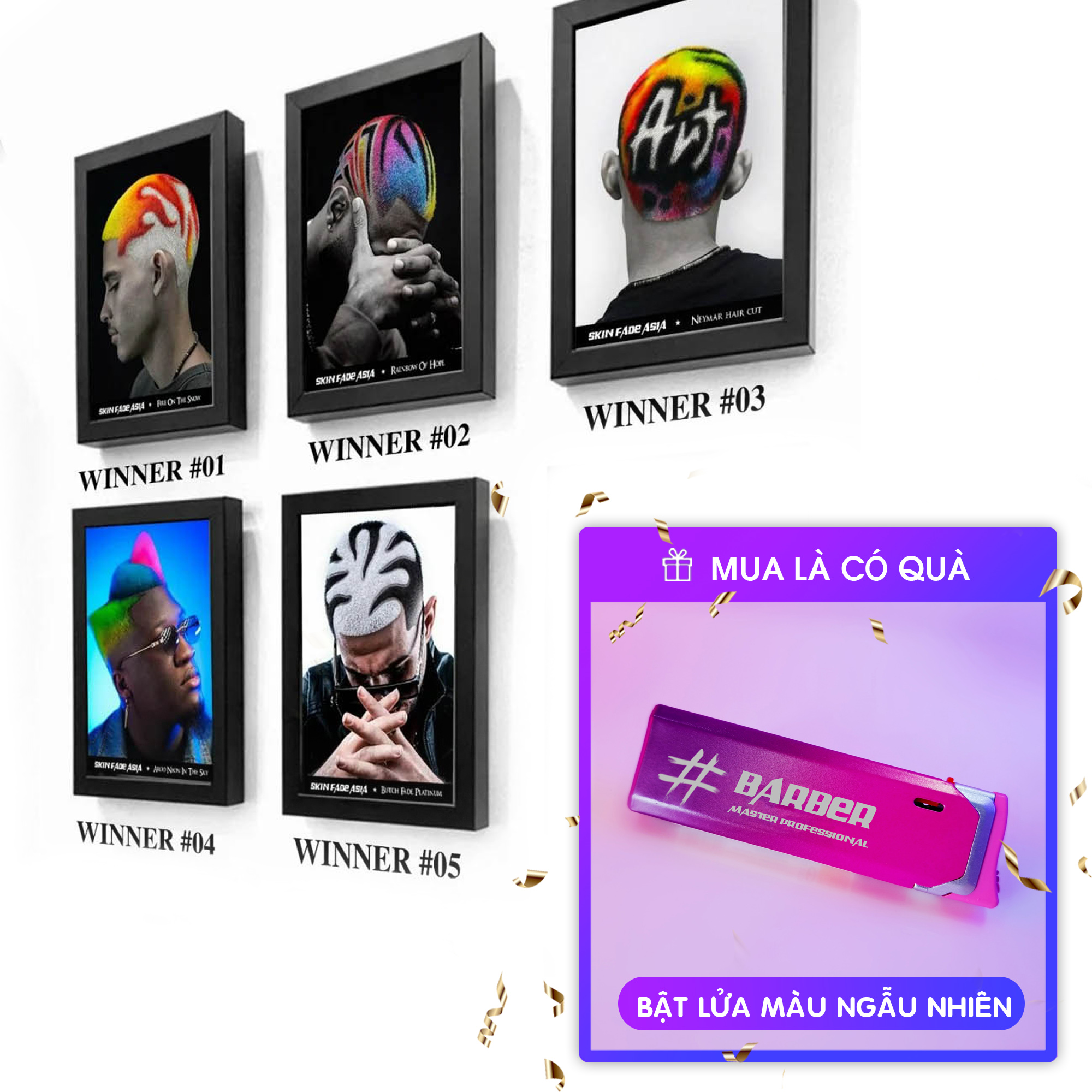 Khung ảnh các Tác phẩm kiểu tóc đẹp